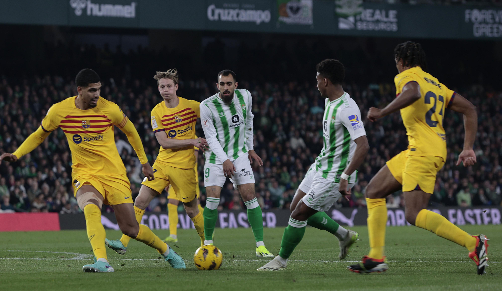 Las imágenes del Betis - Barcelona