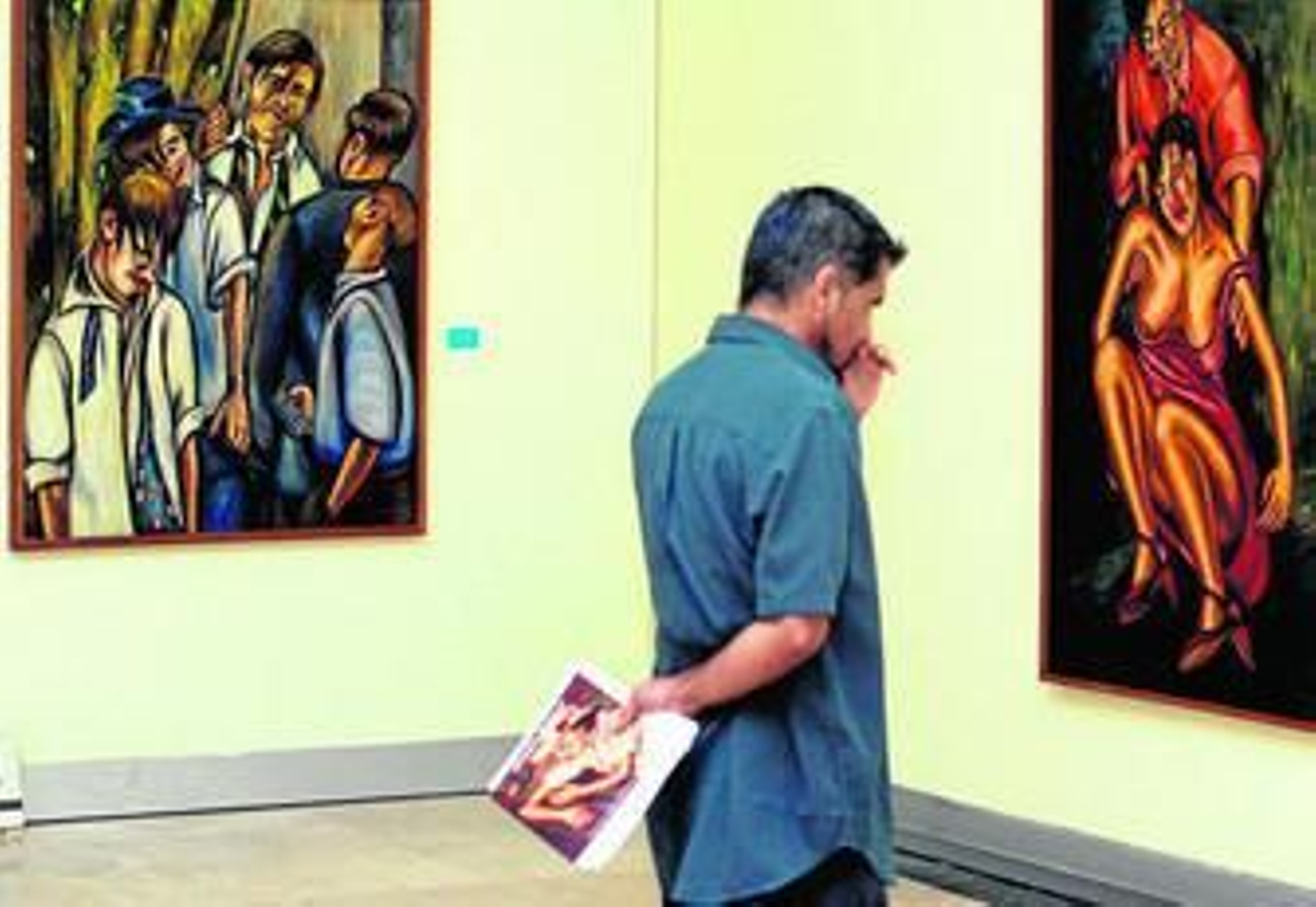 Una de las exposiciones temporales de pintores iberoamericanos que acoge el Museo Nacional de América.