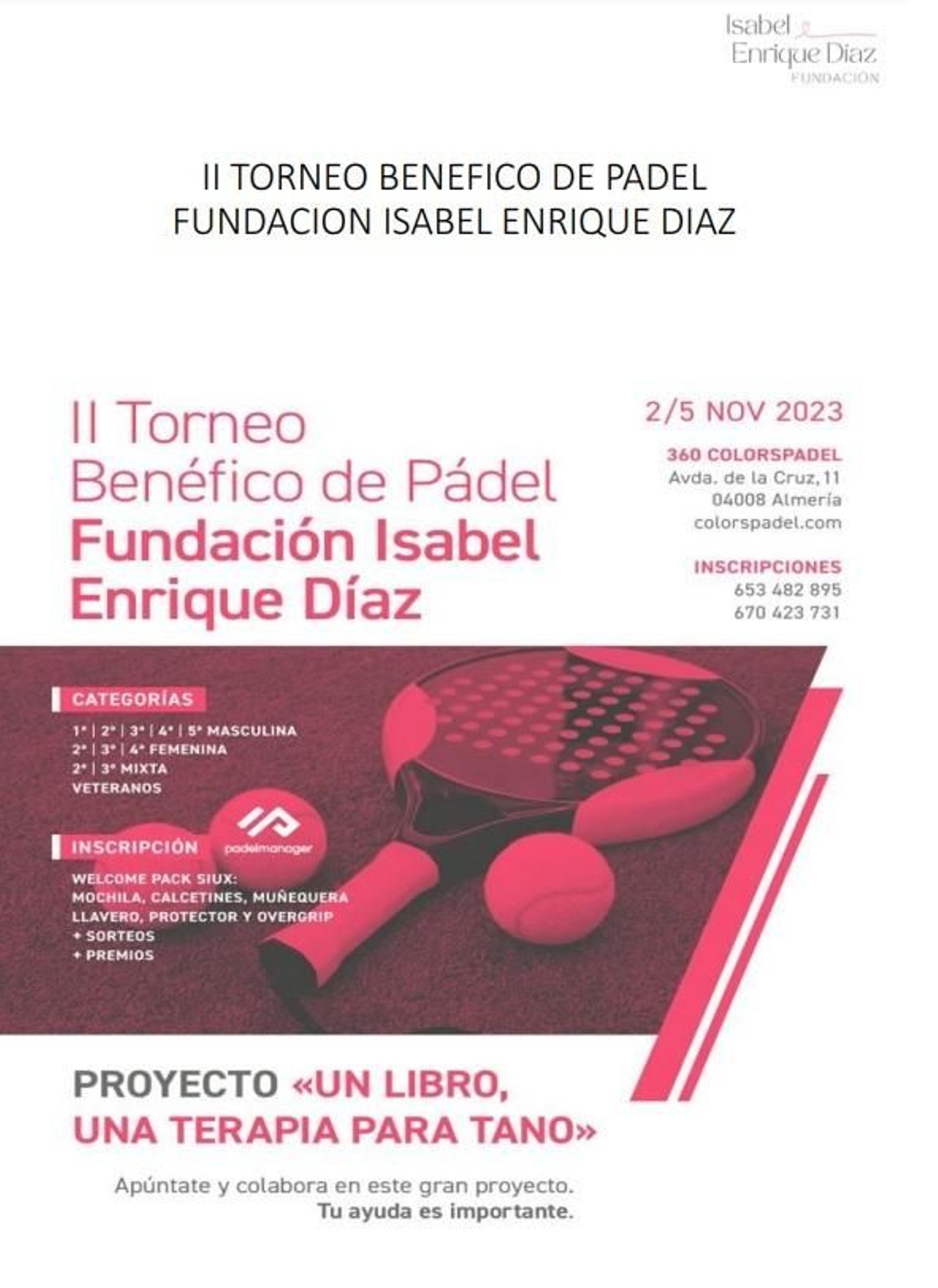 Torneo de pádel.