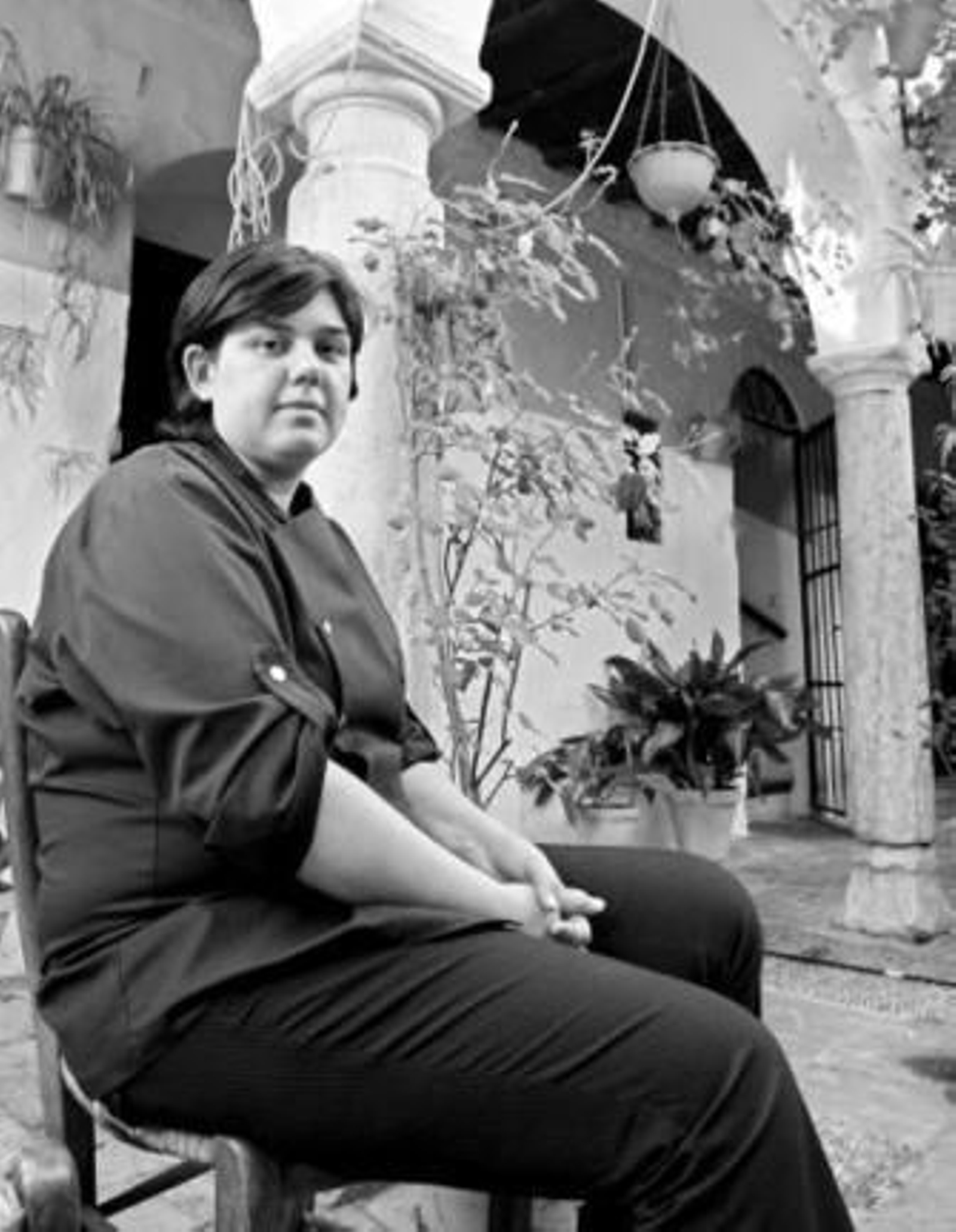 Celia Jiménez, ayer en Bodegas Campos.