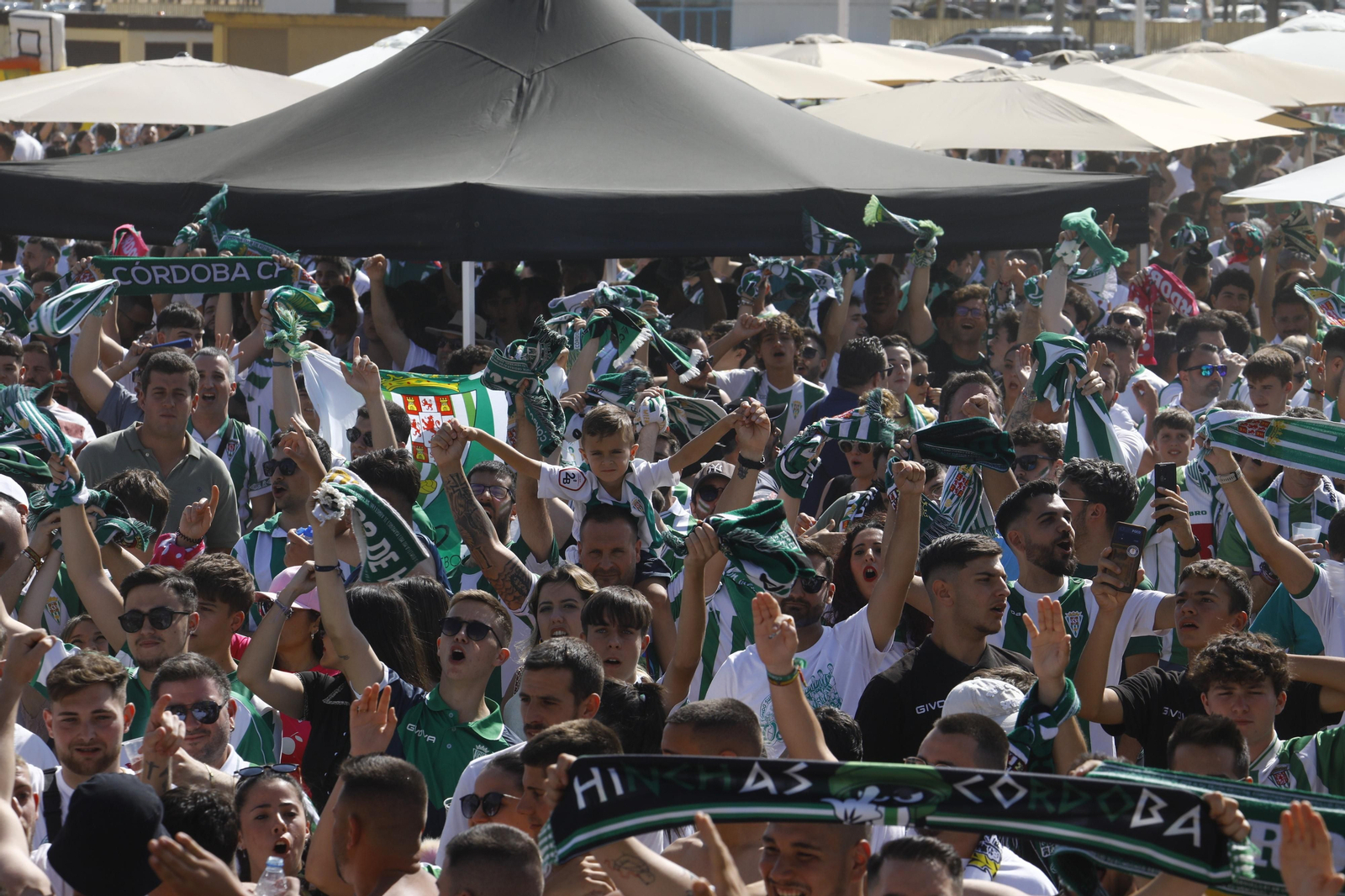 Las mejores fotos de la 'Fan Zone' del Córdoba CF antes del partido ante la Ponferradina