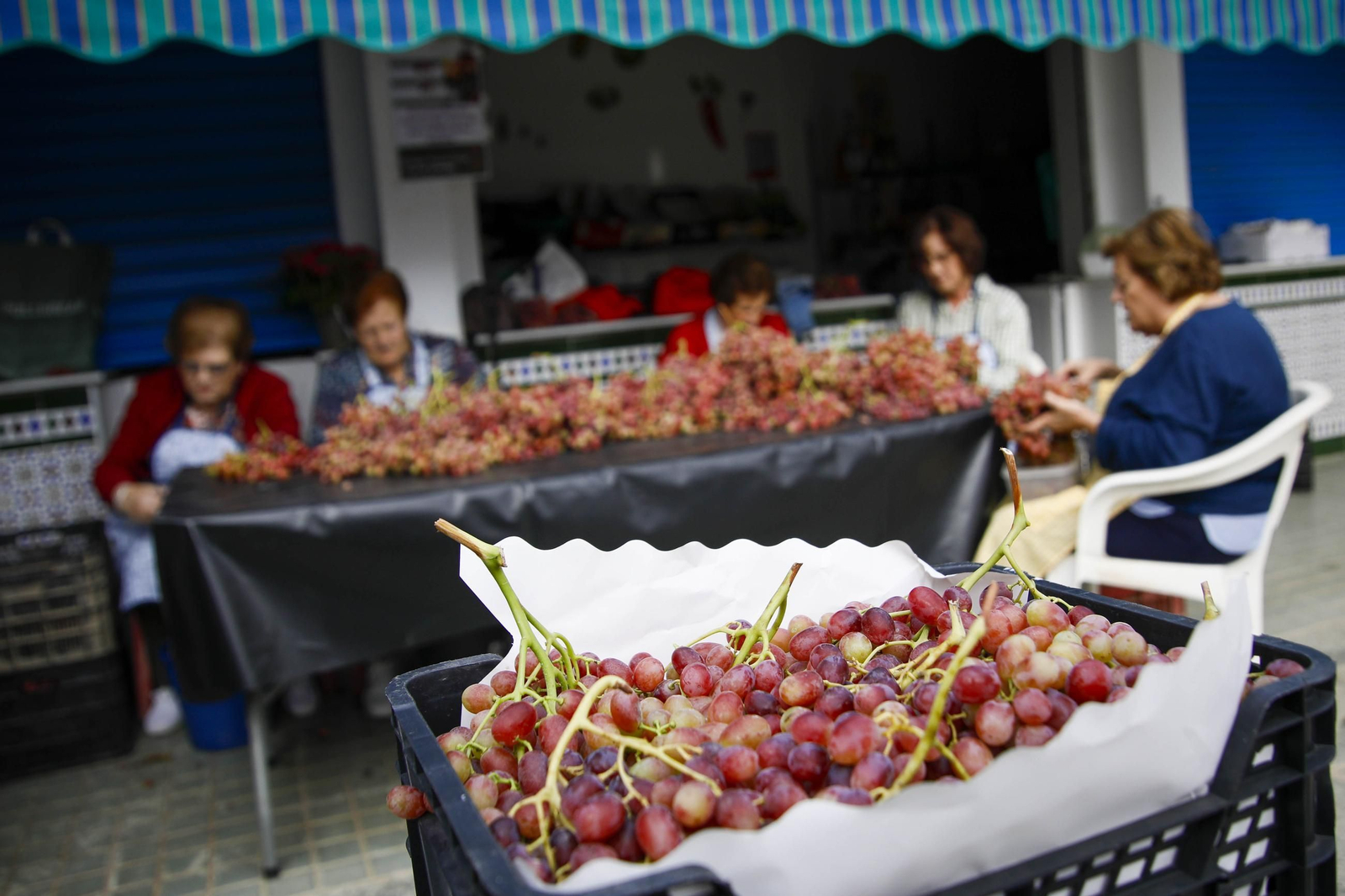 La tradicional faena de la uva de Canjayar, en imágenes