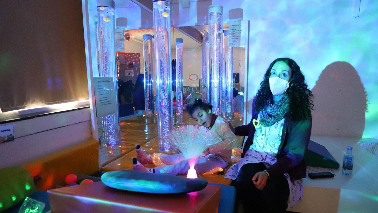 Sala multisensorial individual.