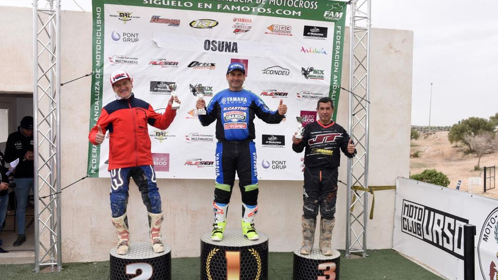 Míguez acabó primero en la combinada de MX4.
