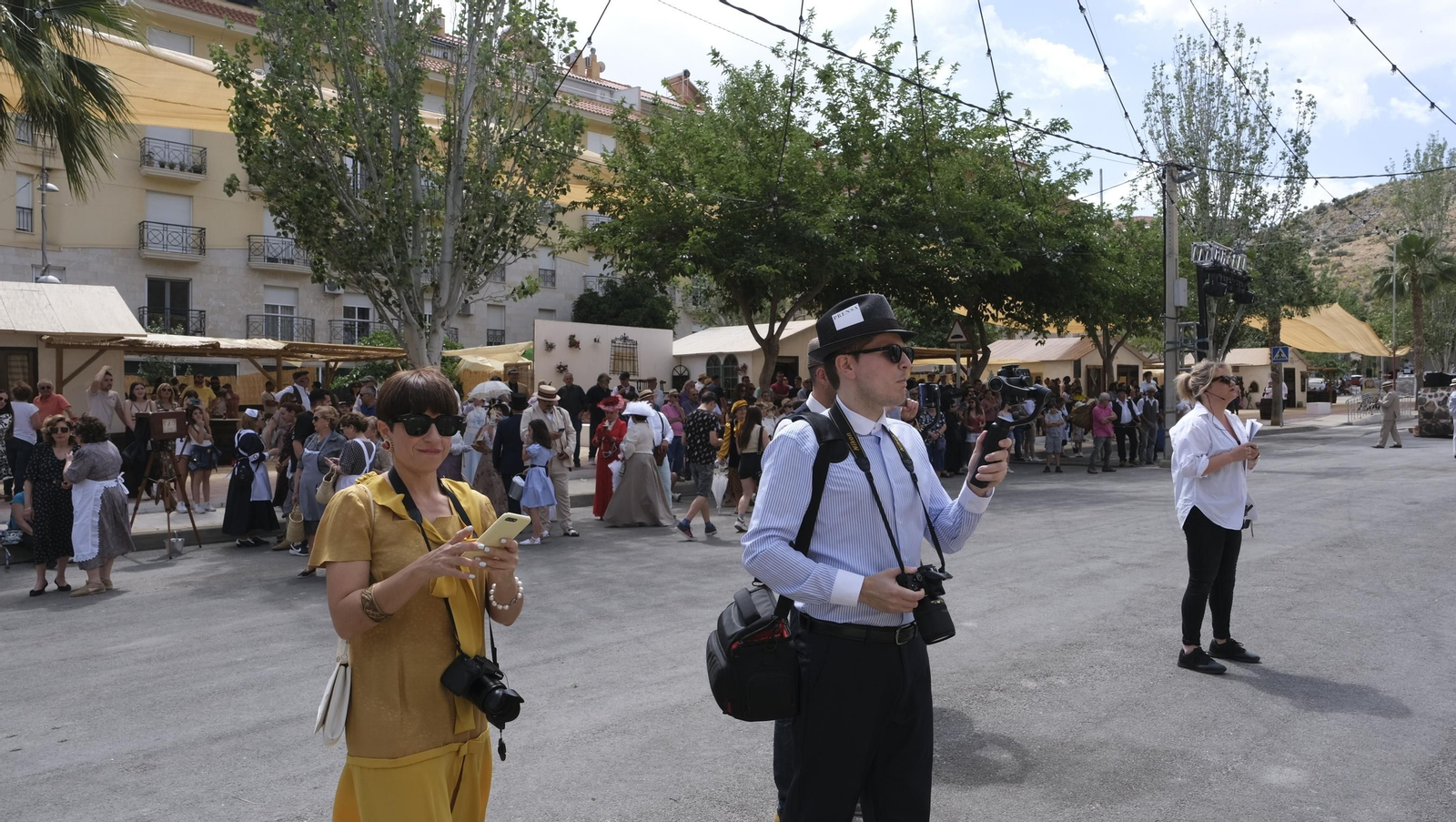 Imágenes de la recreación histórica Canteros y Caciques, en Macael