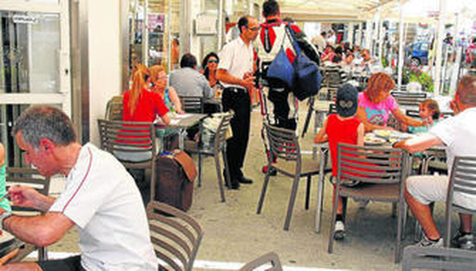 La actividad hostelera se ha incrementado a raíz de eventos como la reciente motorada.