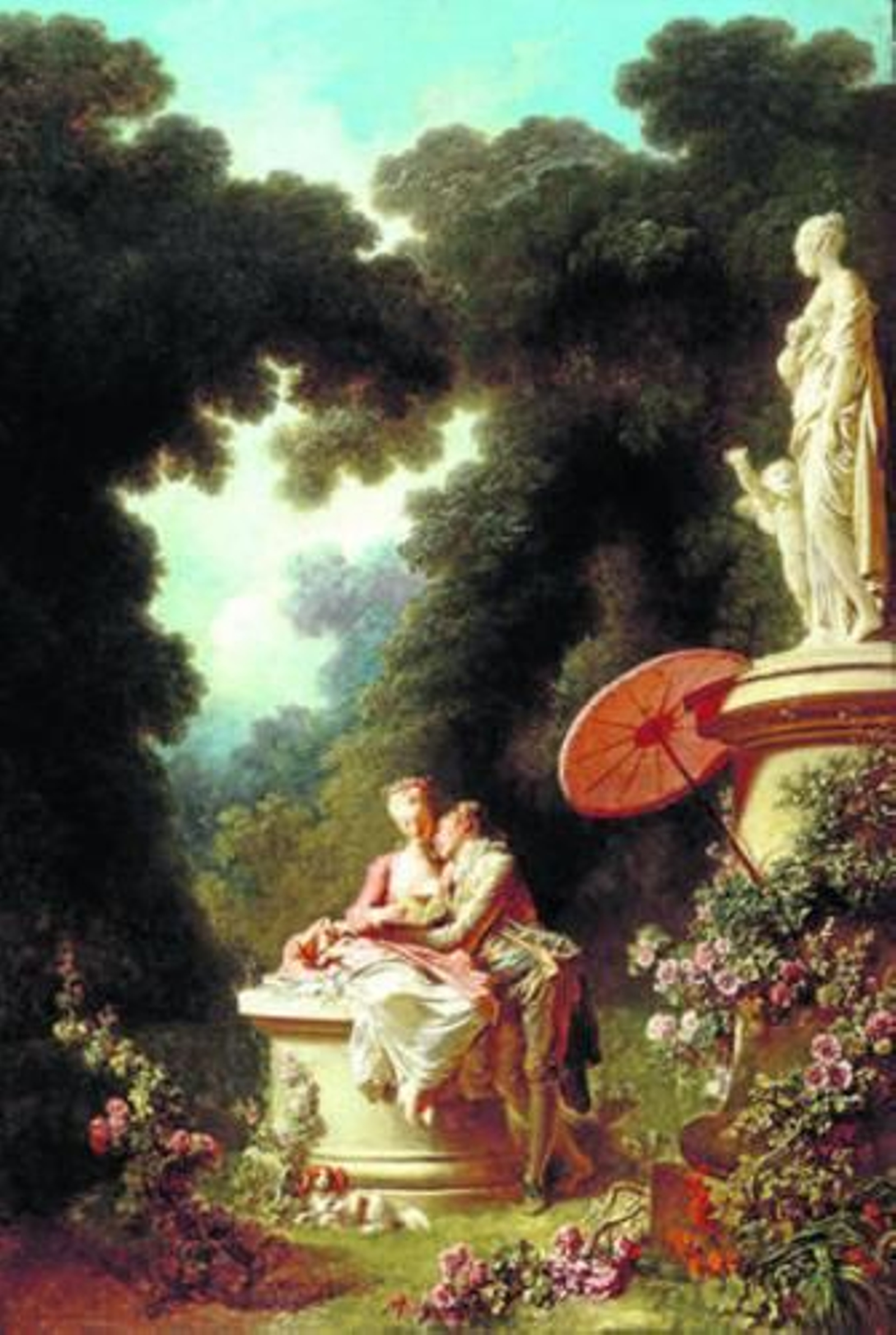 'El progreso del amor' (1771-72), del pintor y grabador francés Jean-Honoré Fragonard.