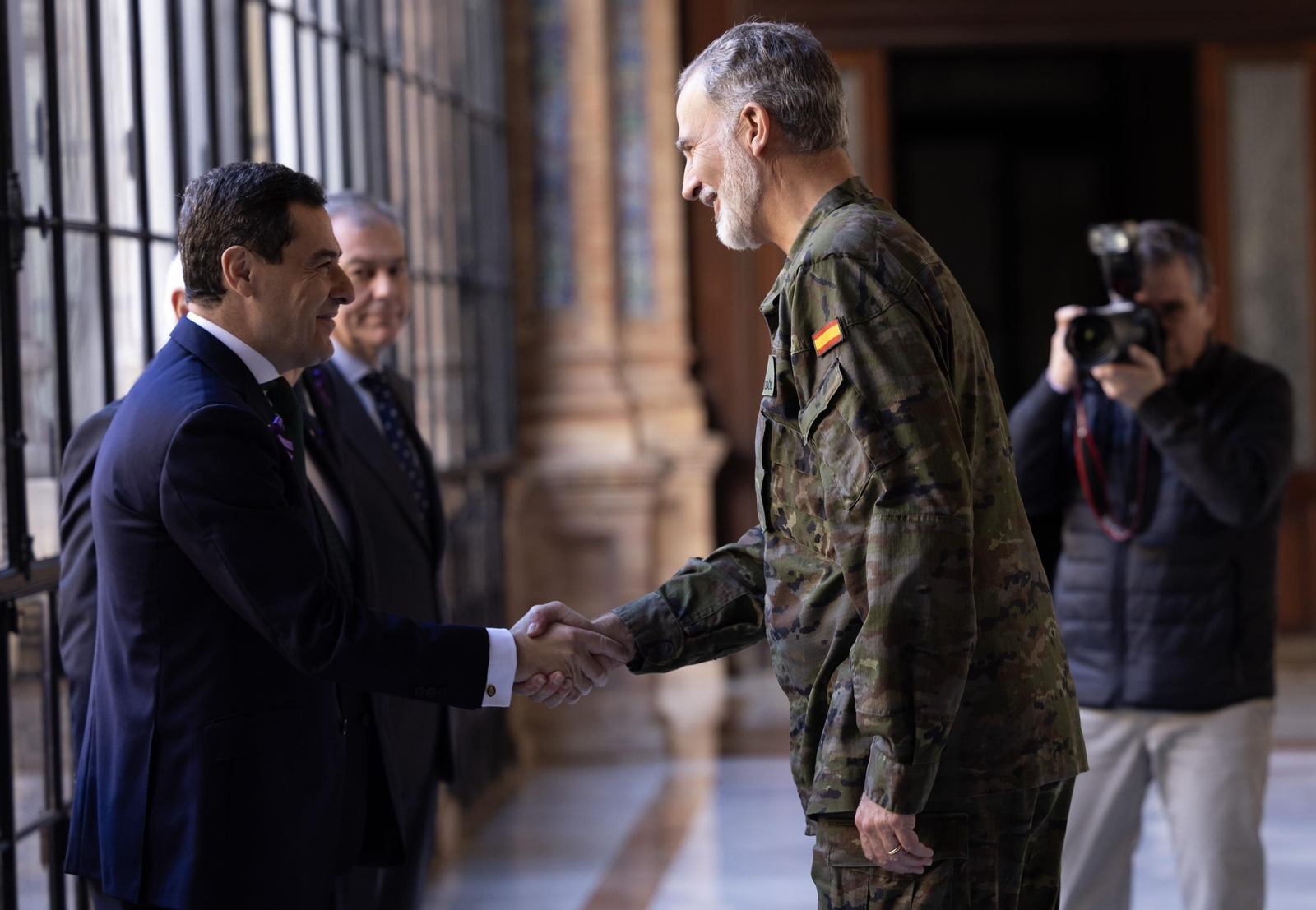 Las fotos de la visita de Felipe Vl a Capitanía