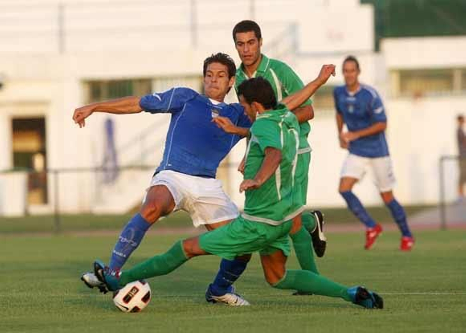 El Deportivo de Javi López golea al combinado roteño 7-0 en un primer partido de pretemporada en el que todos sus delanteros ven puerta

Foto: Juan Carlos Toro