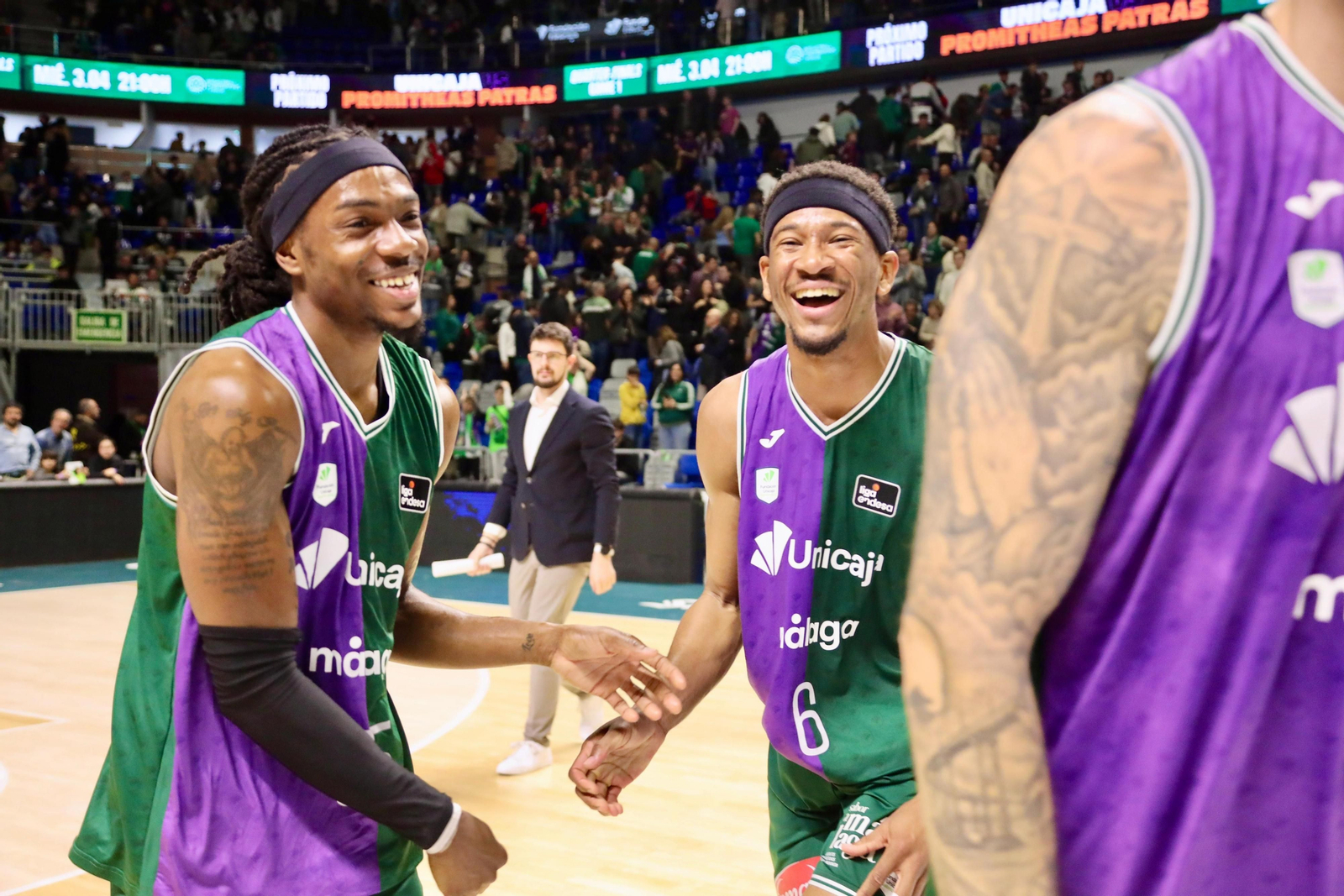 El Unicaja-Bàsquet Girona, en fotos