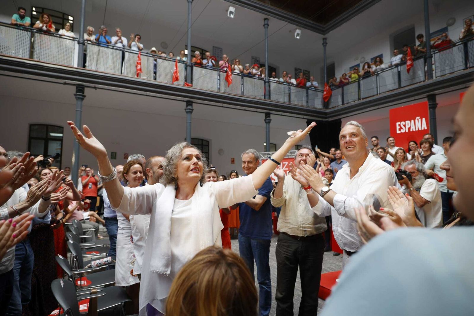 Imágenes del cierre de campaña del PSOE en Cádiz con Rodríguez Zapatero
