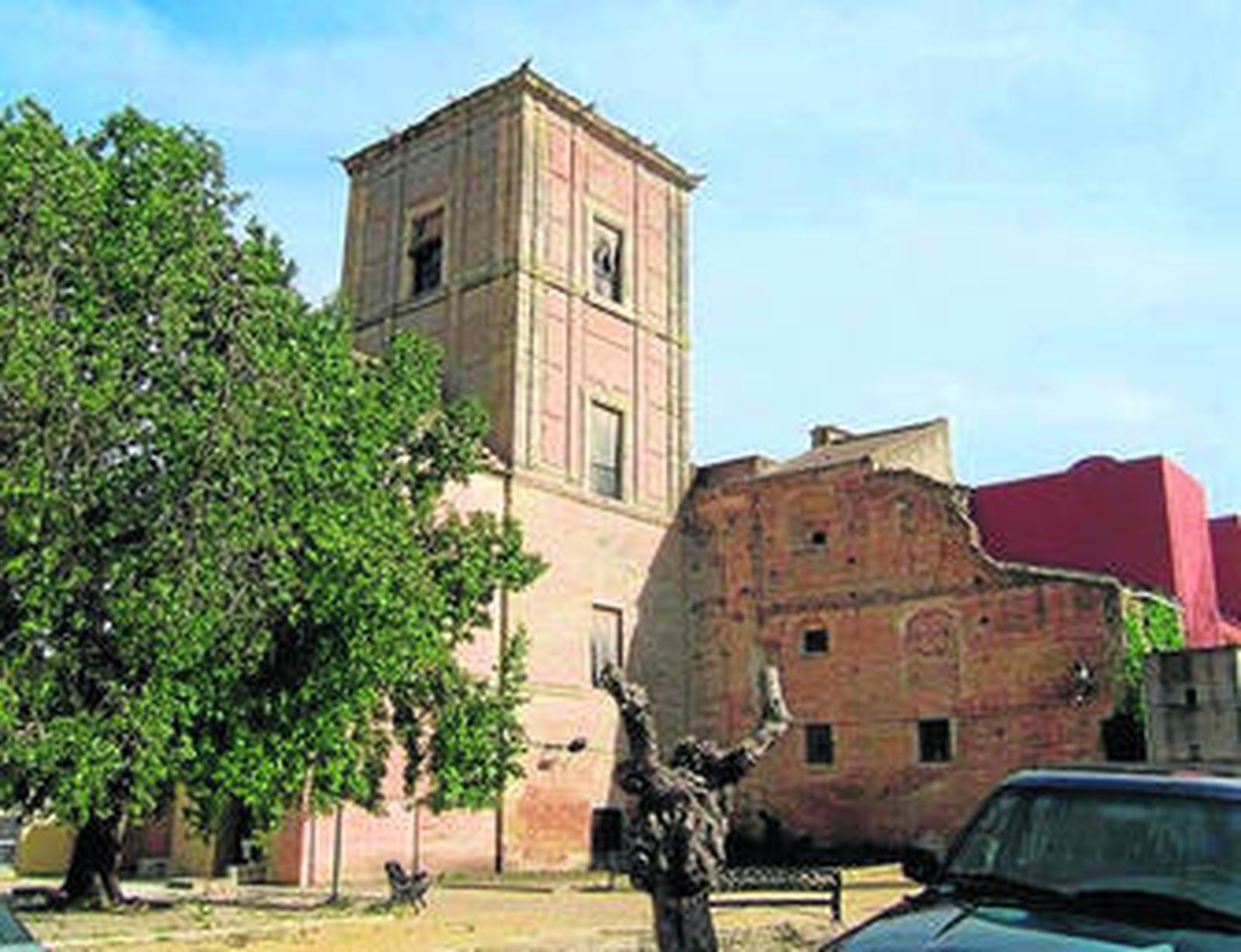 Torre herreriana del palacio, conocida popularmente como torre Mocha