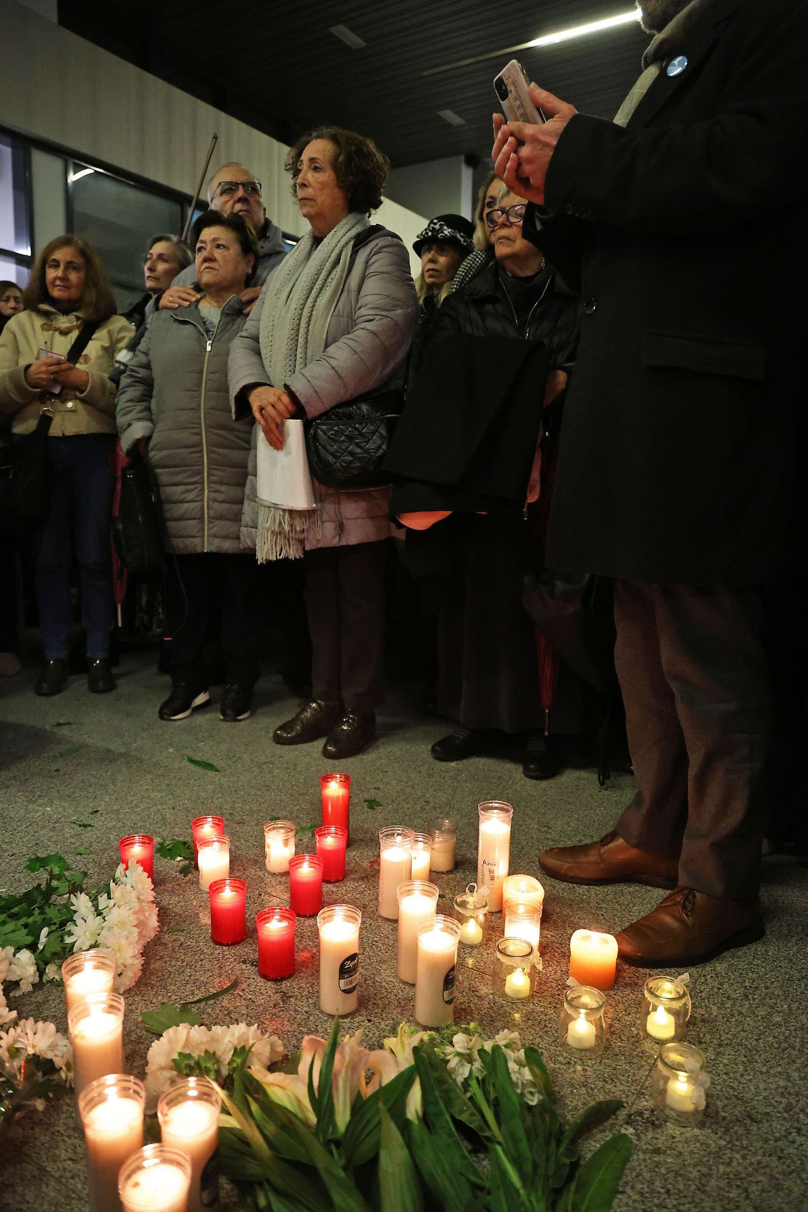 Las fotografías de la vigilia por los fallecidos en el accidente de tren  de Adamuz