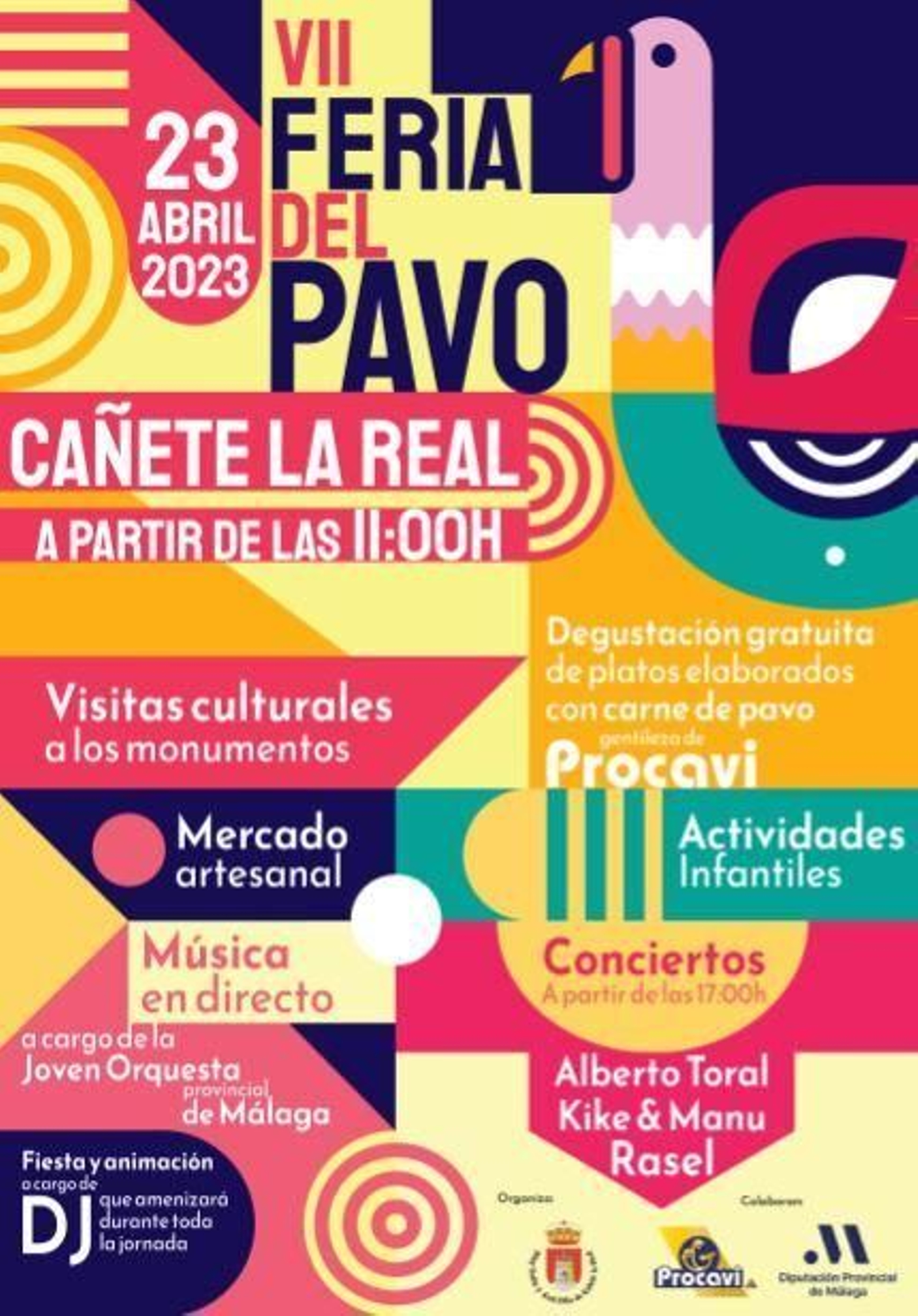 Cartel promocional de la VII Feria del Pavo. Cartel promocional de la VII Feria del Pavo.