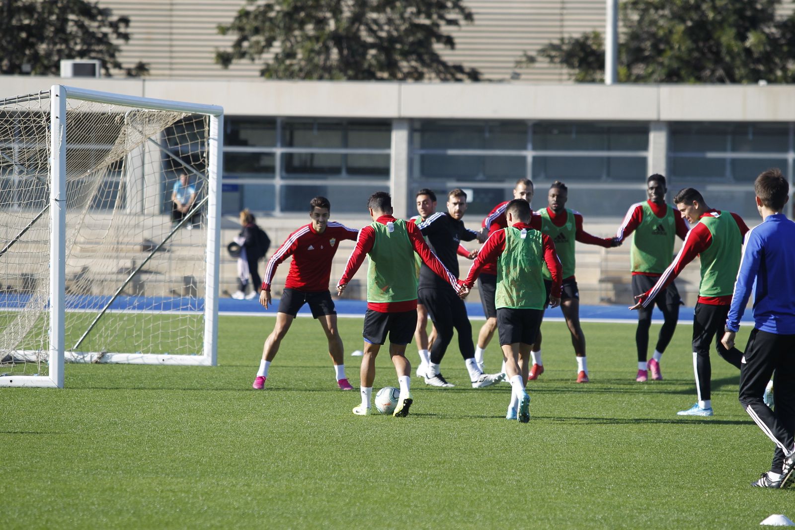 Fotogalería del entrenamiento del Almería previa al partido ante el Numancia