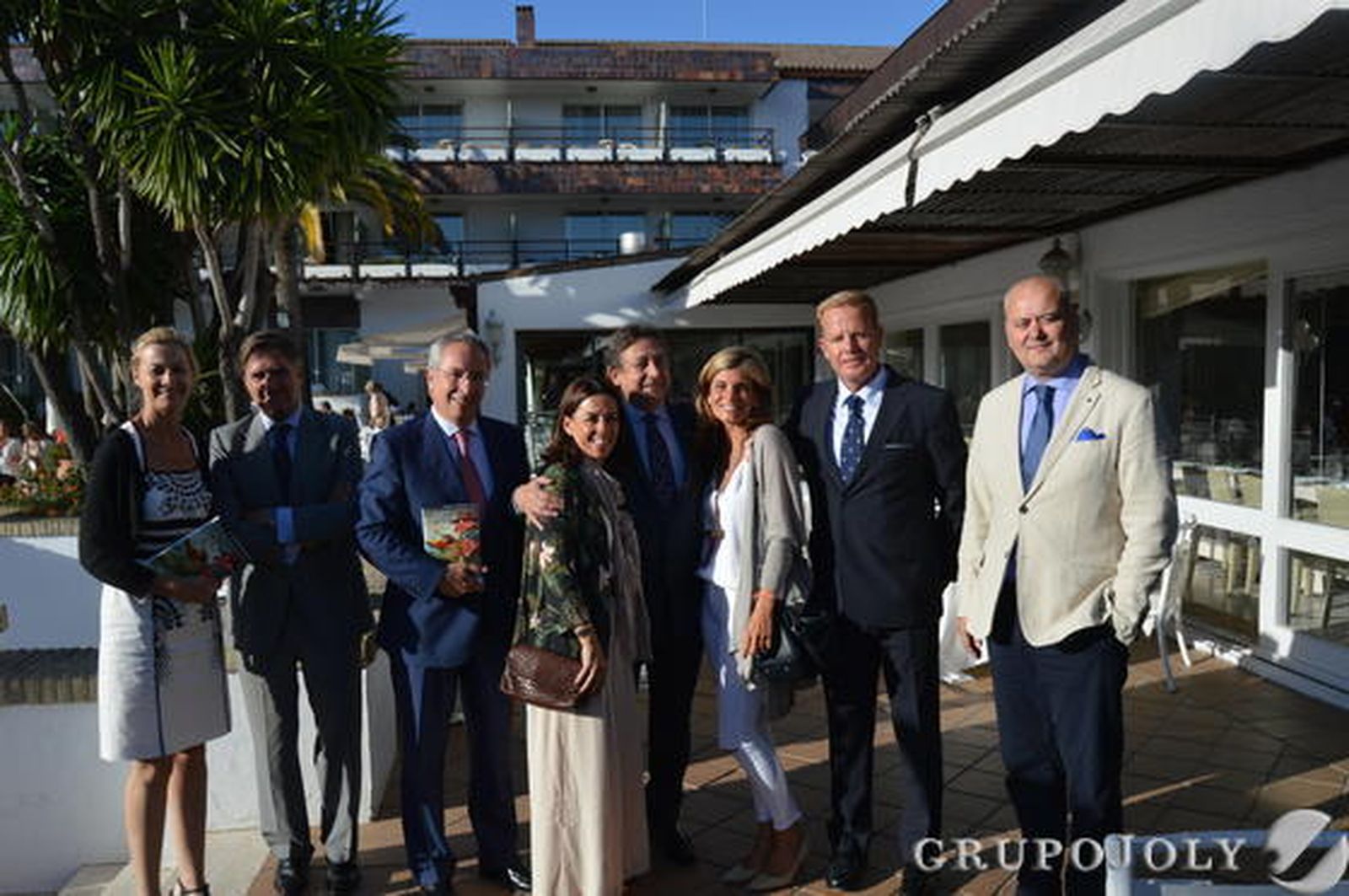Isa Mora, Manuel Estrella, Javier de Torre, Rocío Ortega, Alfonso Ussía, Cristina Santos, Stephan de Clerck y Juan Sañudo.

Foto: Ignacio Casas de Ciria