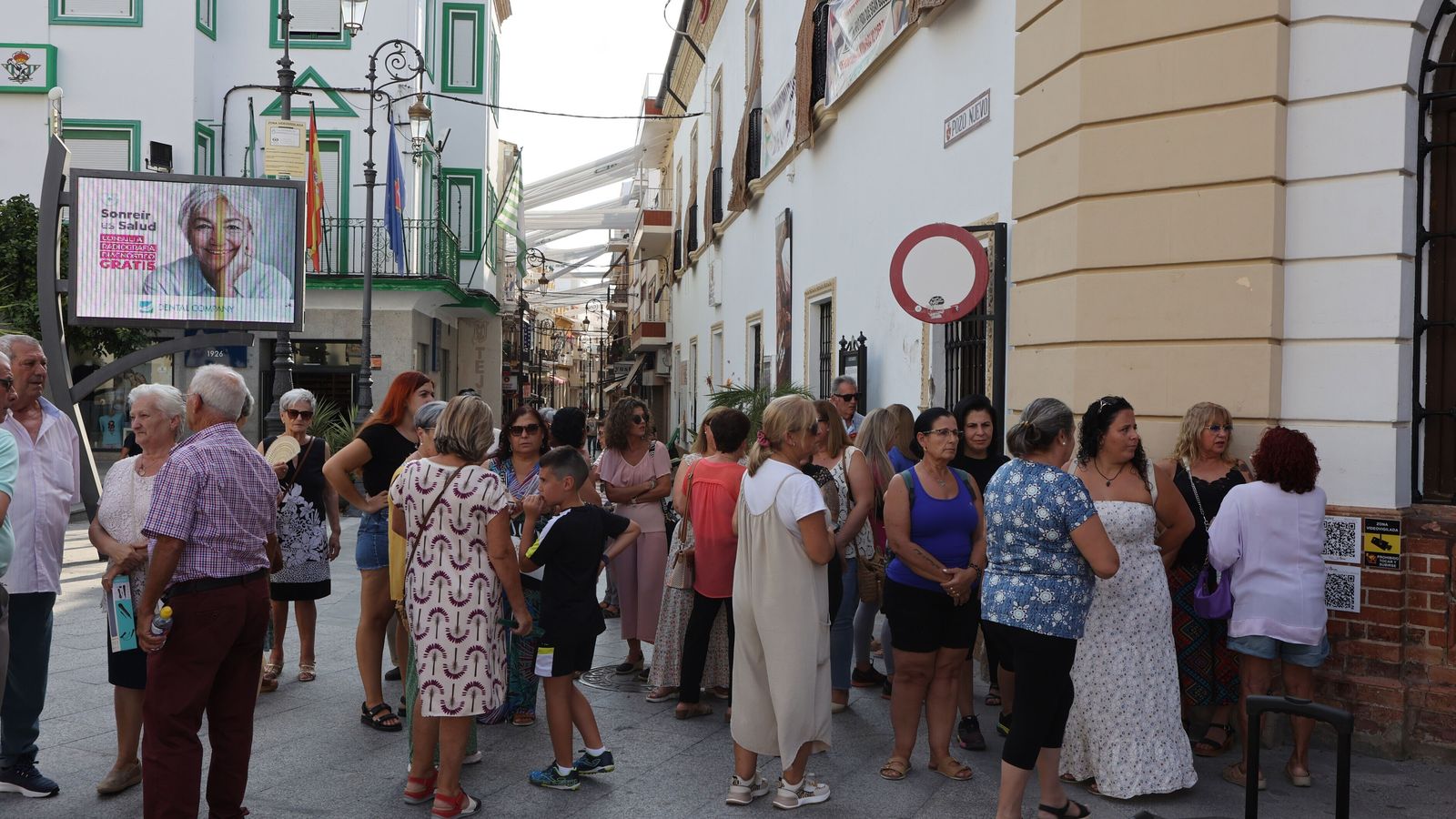 Asistentes a la concentración.