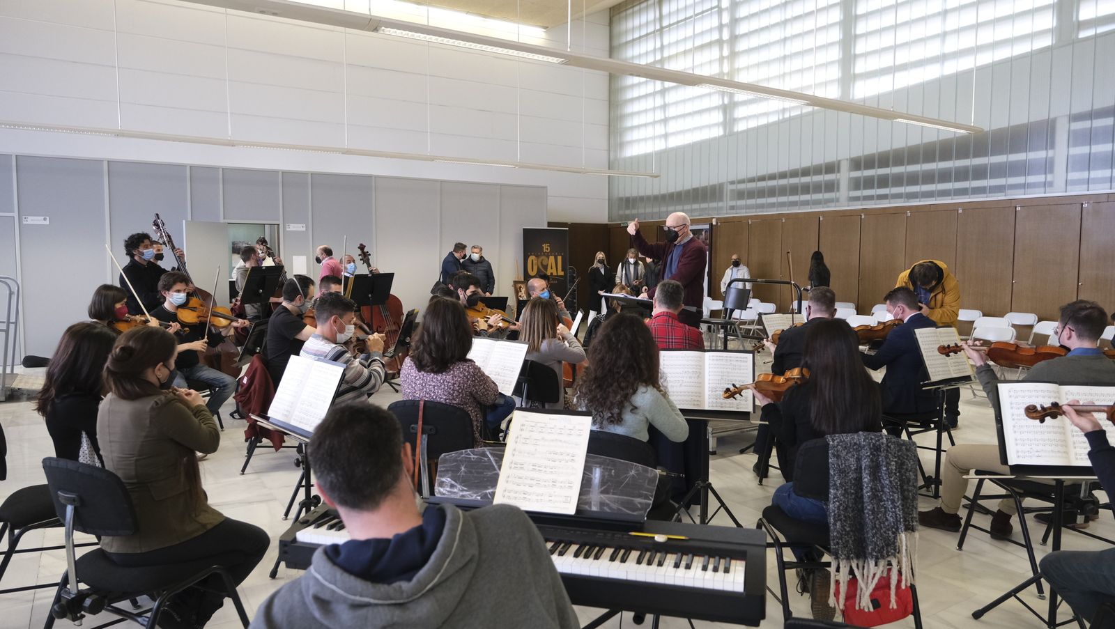 Presentación del concierto de la OCAL y el proyecto 'Un Nuevo Renacer'. Almería.