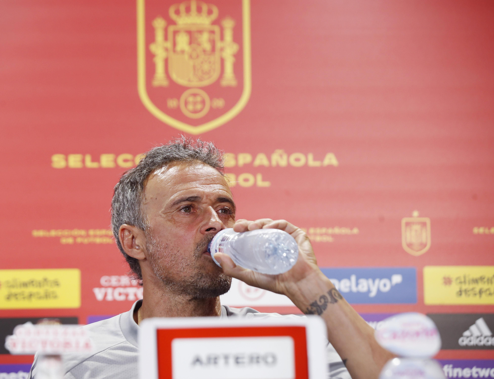 Las imágenes de la selección española en Sevilla