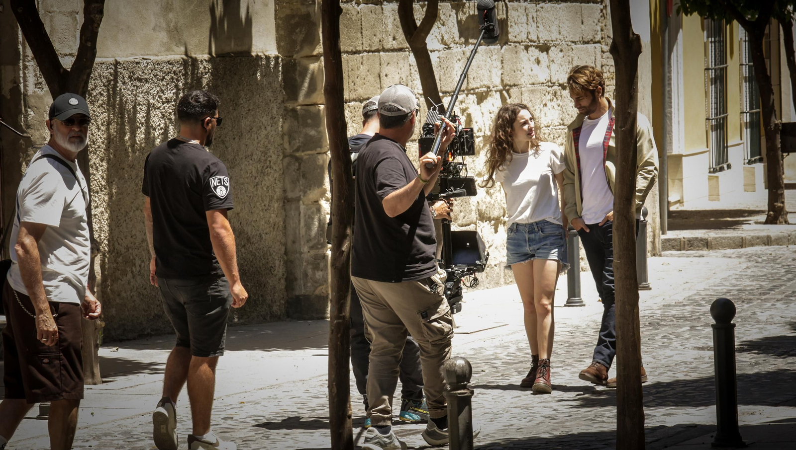 Imágenes del set de rodaje en Jerez de la trilogía 'Pídeme lo que quieras' de Megan Maxwel