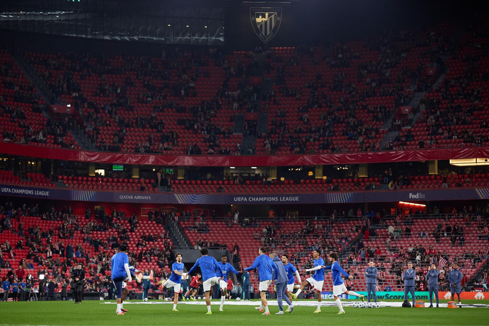 El Athletic Club-PSG, en imágenes