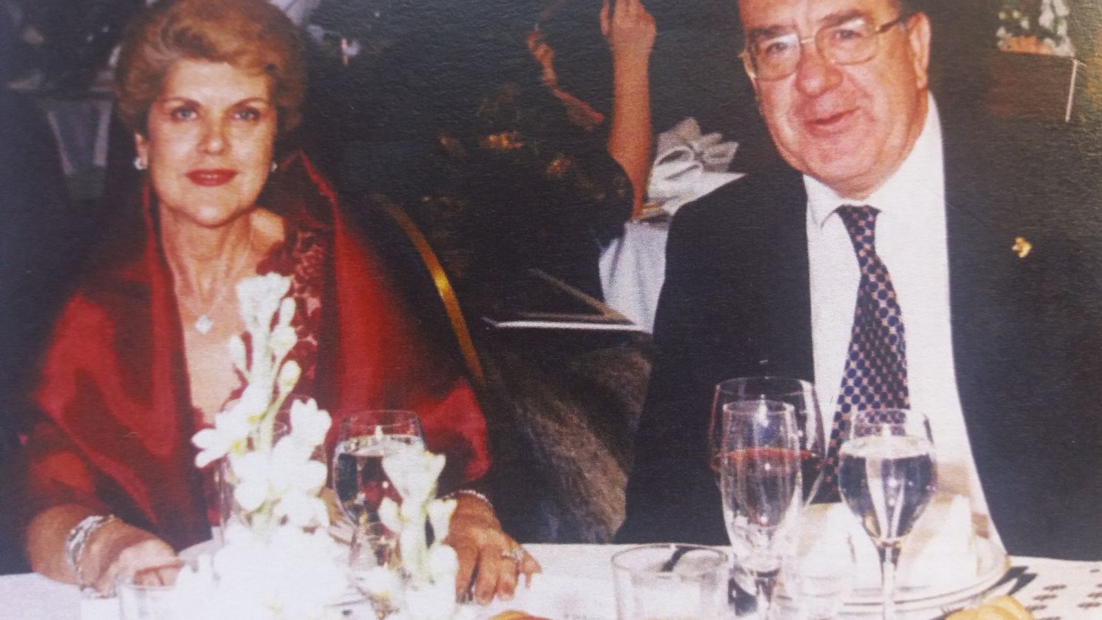 Junto a su esposa, Emilia Ruiz