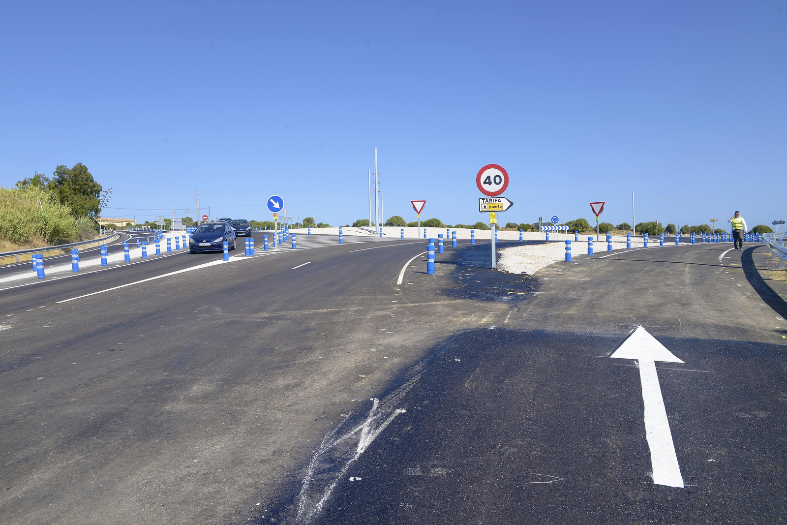 Fotos del recién inagurado nuevo acceso a Tarifa