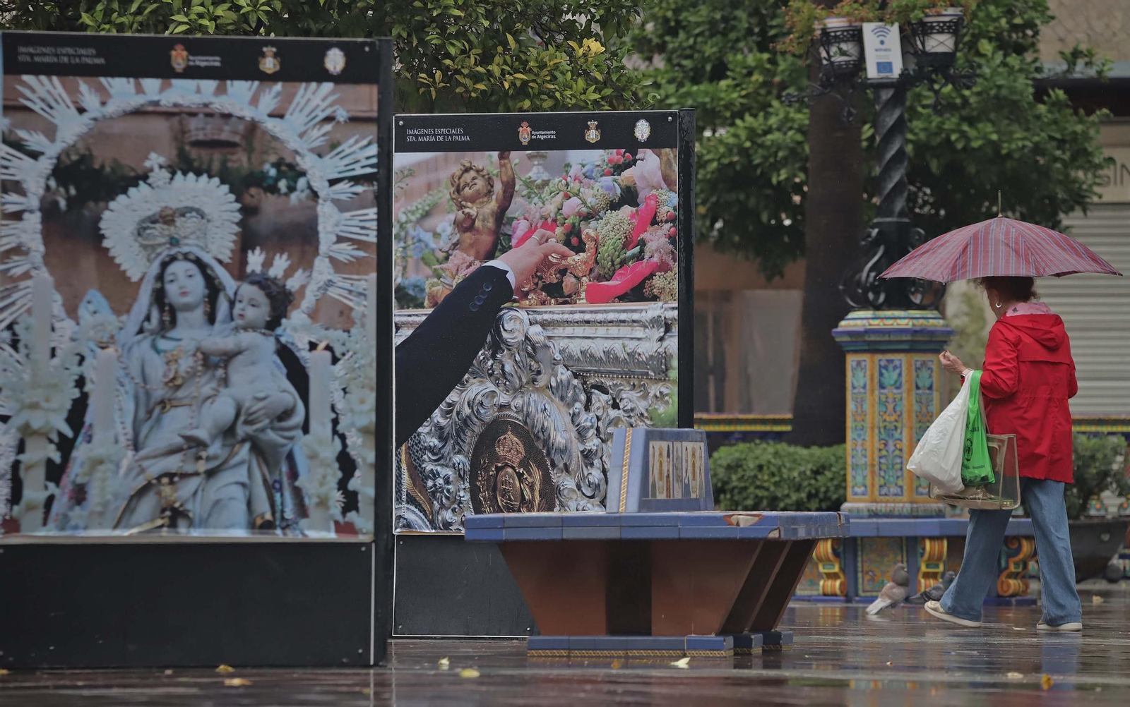 Fotos de la lluvia provocada por la borrasca atlántica en Algeciras