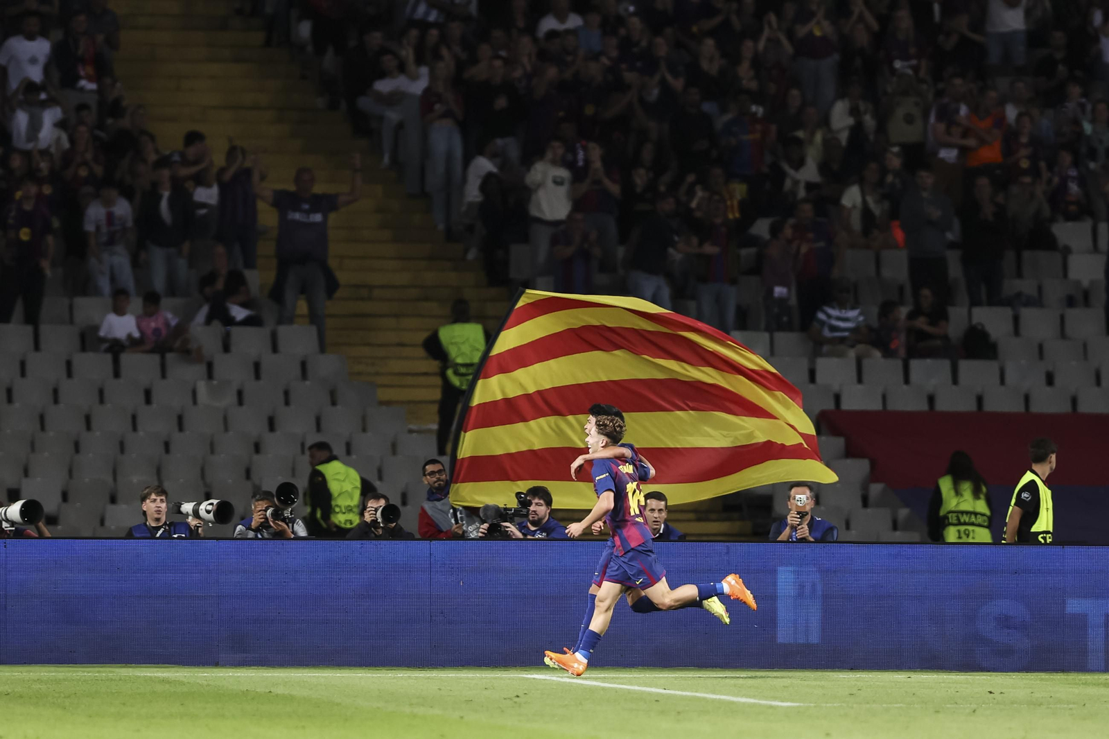 Las fotos del Barcelona-Olympiacos