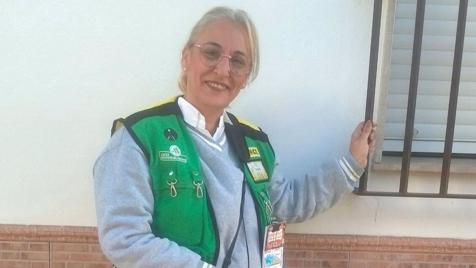 Rosario Garrido, vendedora de la ONCE en la localidad sevillana de Arahal