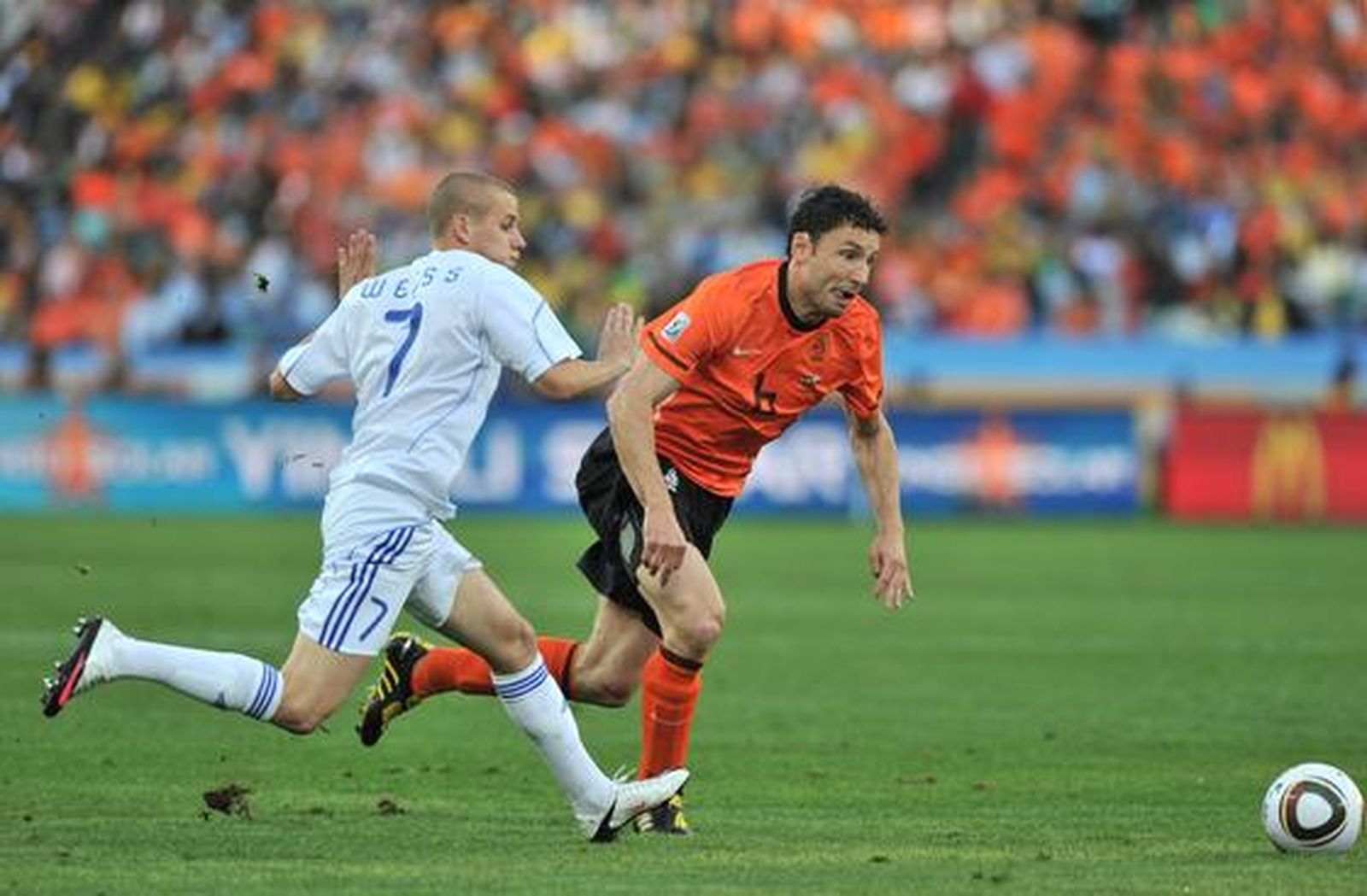 Holanda se mete en cuartos de final después de ganar a Eslovaquia. / AFP