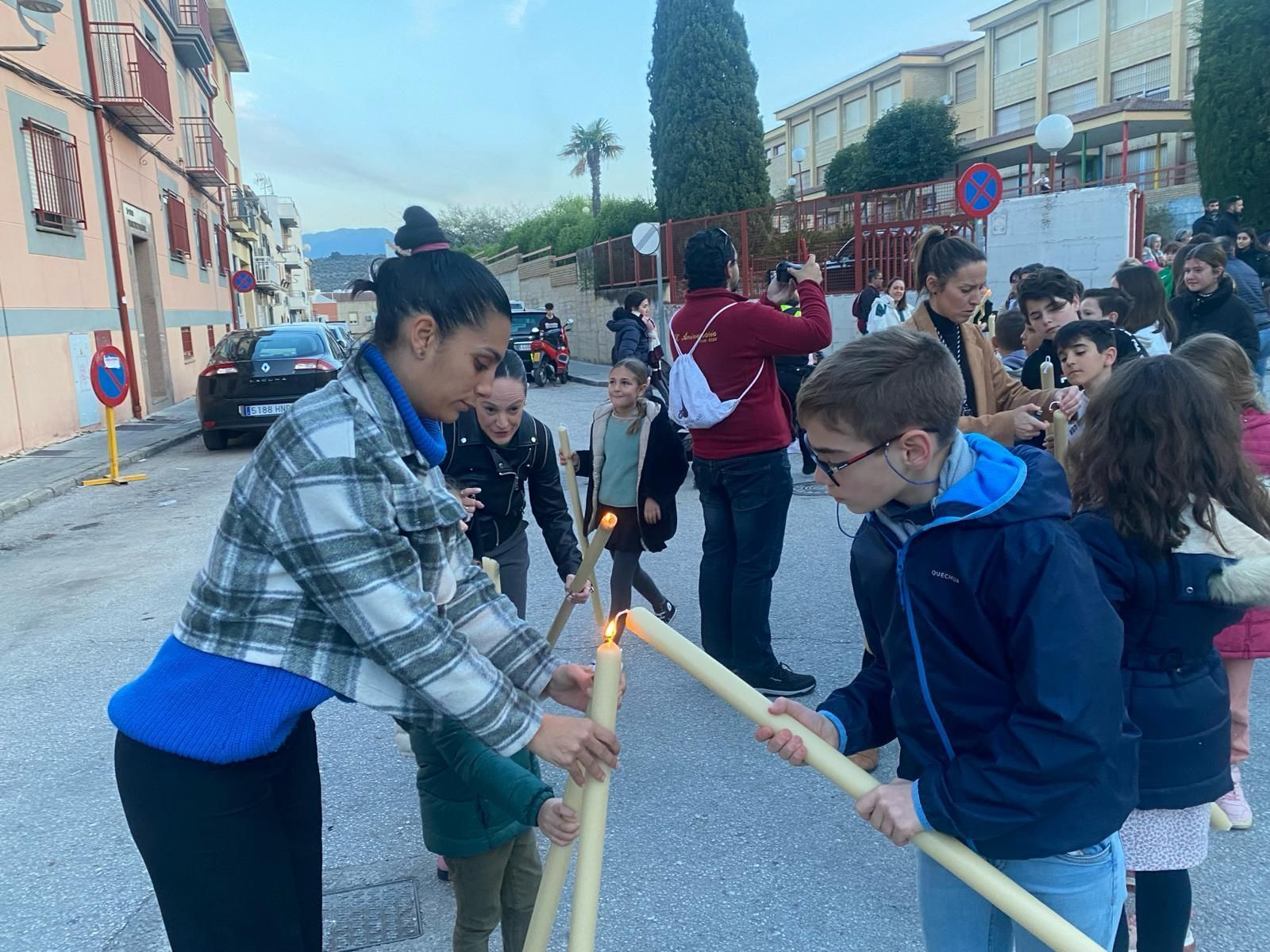 La Hermandad del Divino Maestro de Jaén realiza su traslado a la iglesia de La Merced