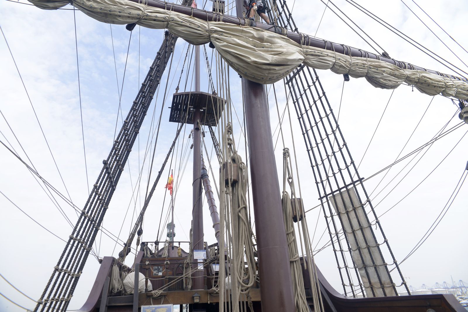 Escala del galeón Andalucía  en Algeciras