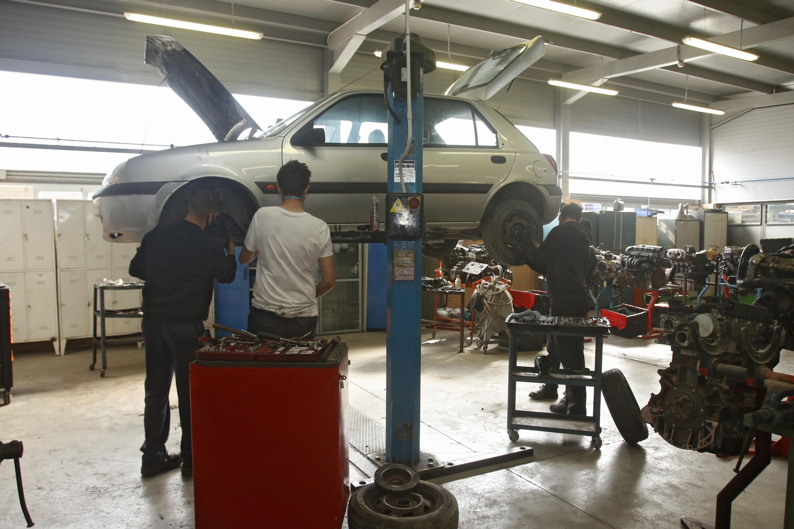 Alumnos de un ciclo de FP del instituto Zoco de Córdoba.