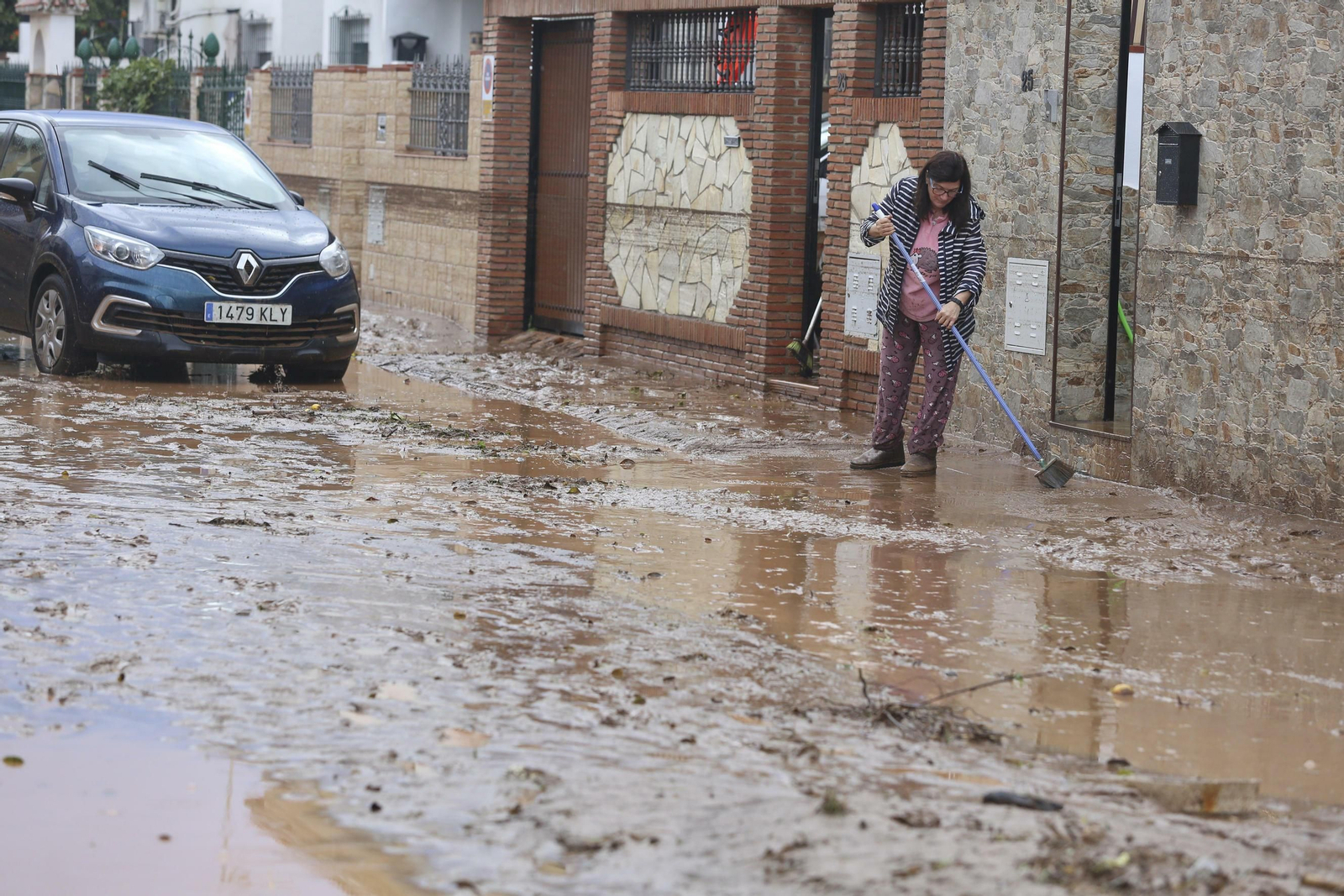 Las fotos de Campanillas inundada por el desbordamiento del río
