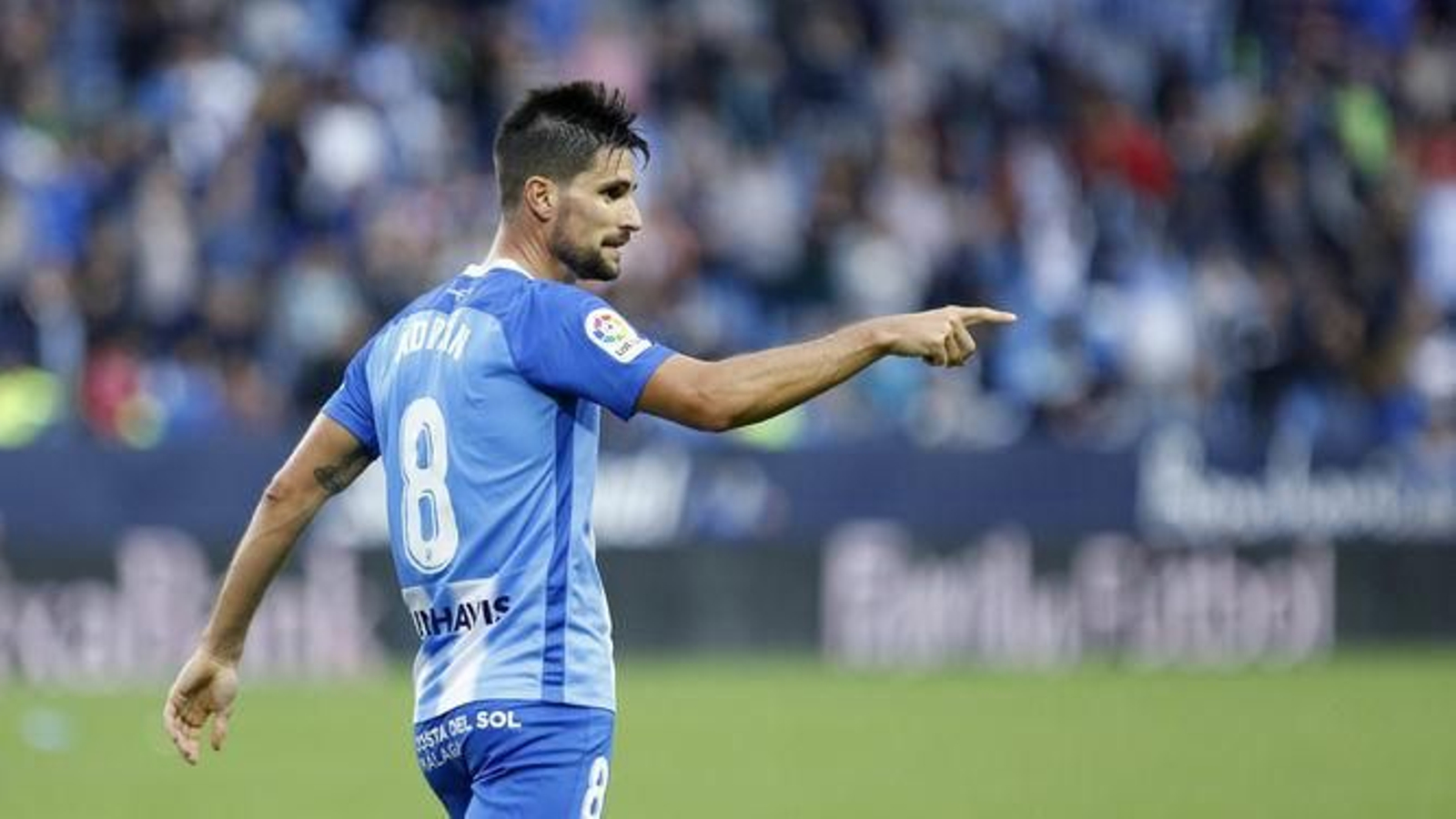 Adrián González, en un partido.