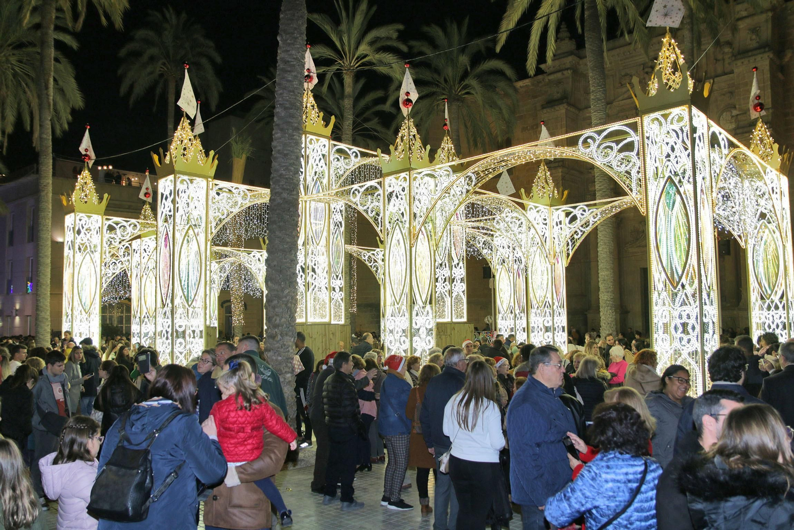El encendido navideño de Almería, en imágenes
