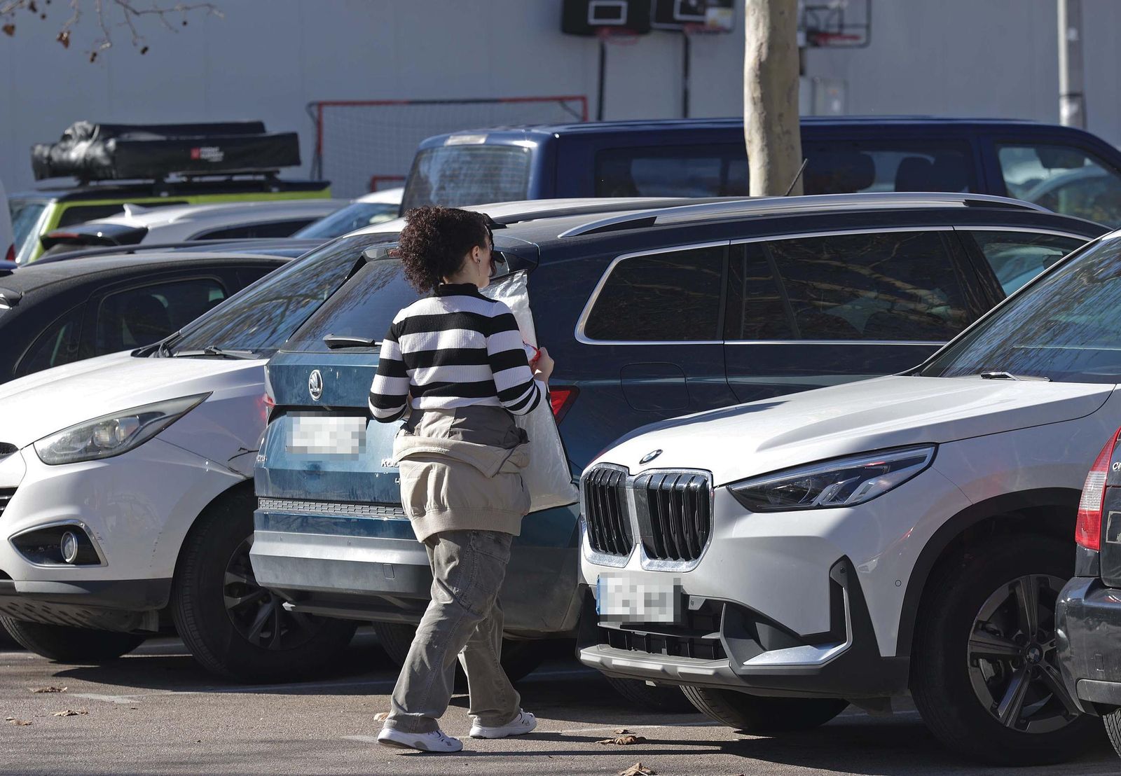 Fotos de compras navideñas en la comarca
