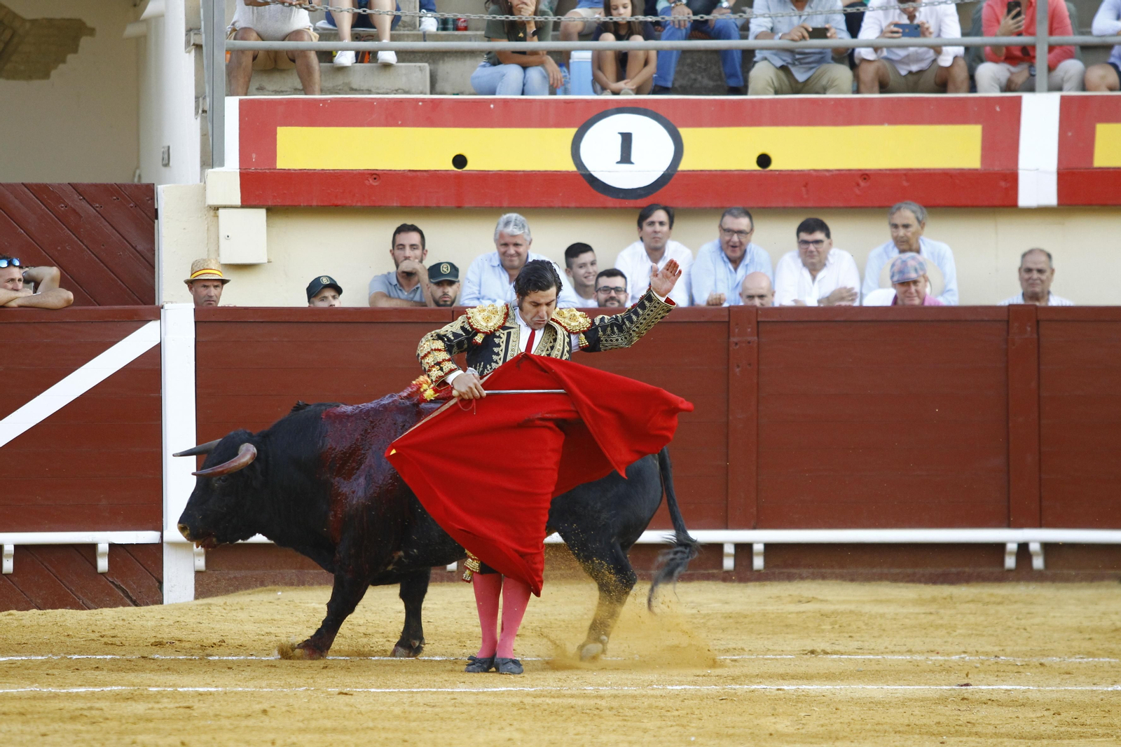 Imágenes de la corrida de toros de la Feria de Vera, con Morante de la Puebla, Emilio de Justo y Pablo Aguado