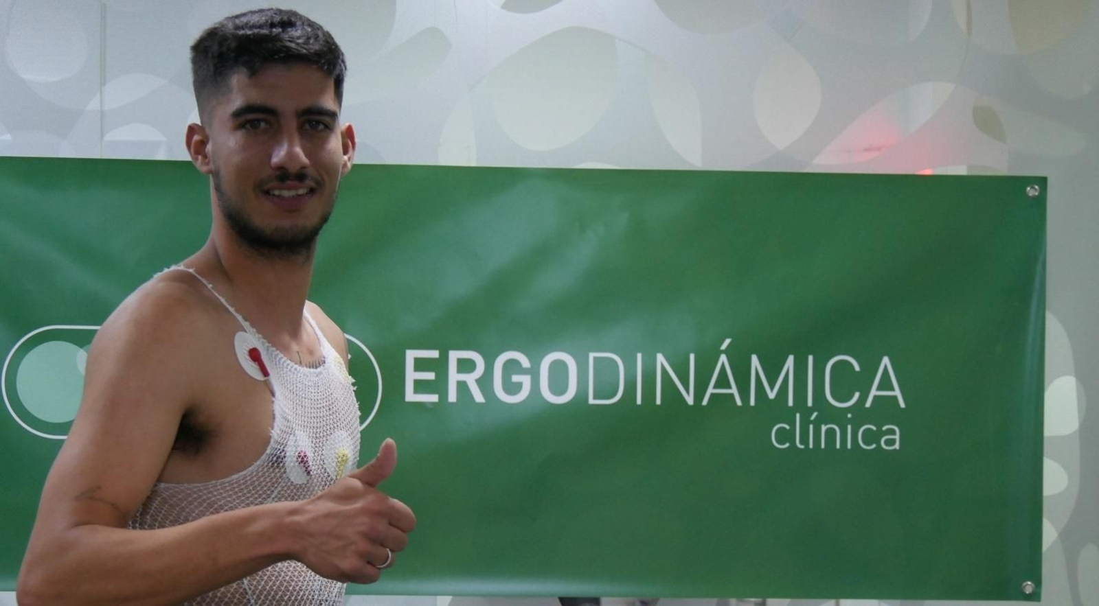 José Manuel Calderón, durante el reconocimiento médico.