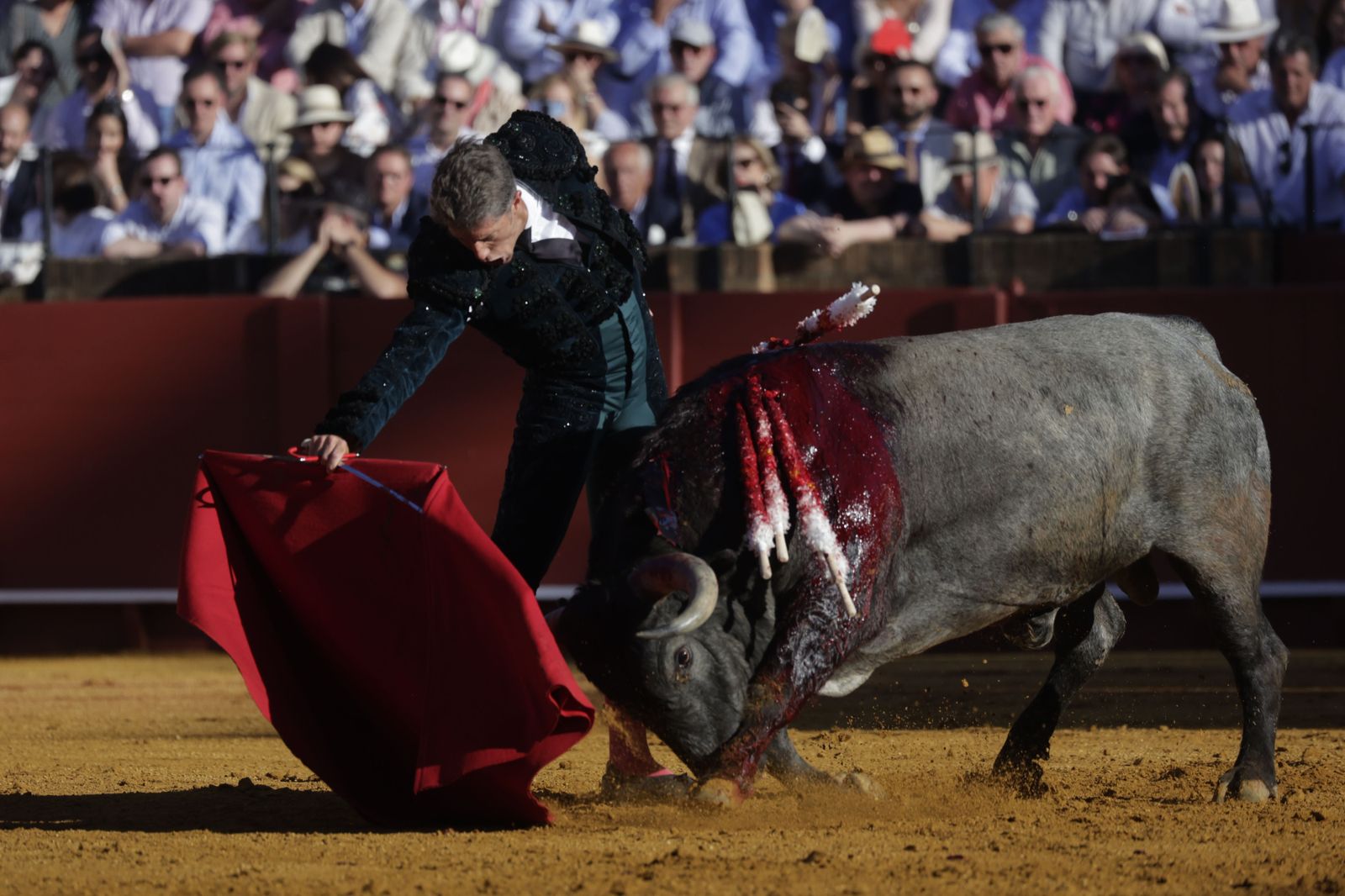 Las imágenes de la corrida de los Victorinos en la Maestranza de Sevilla
