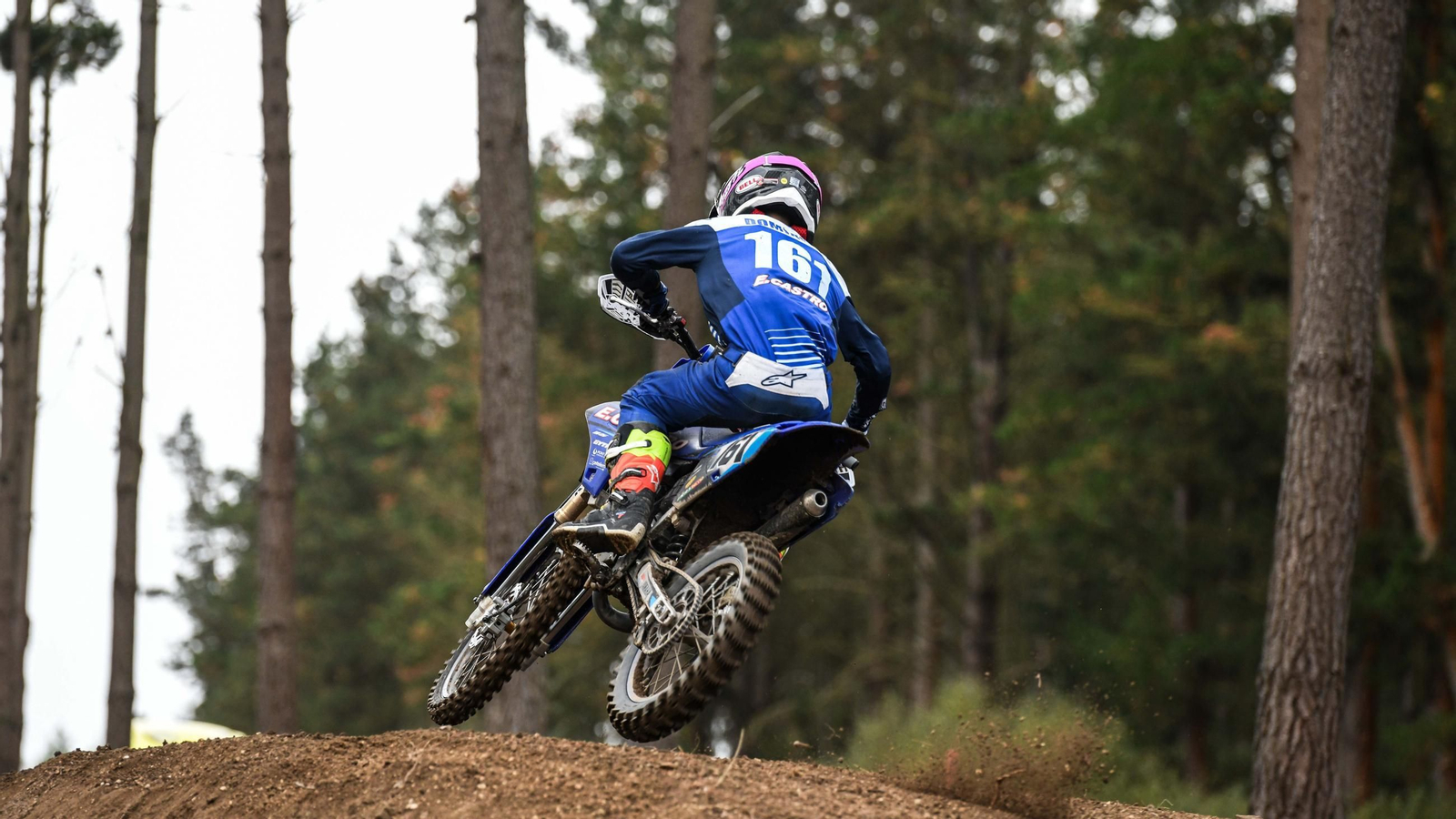 Álvaro Domínguez, el mejor de Yamaha Eduardo Castro en Lugo