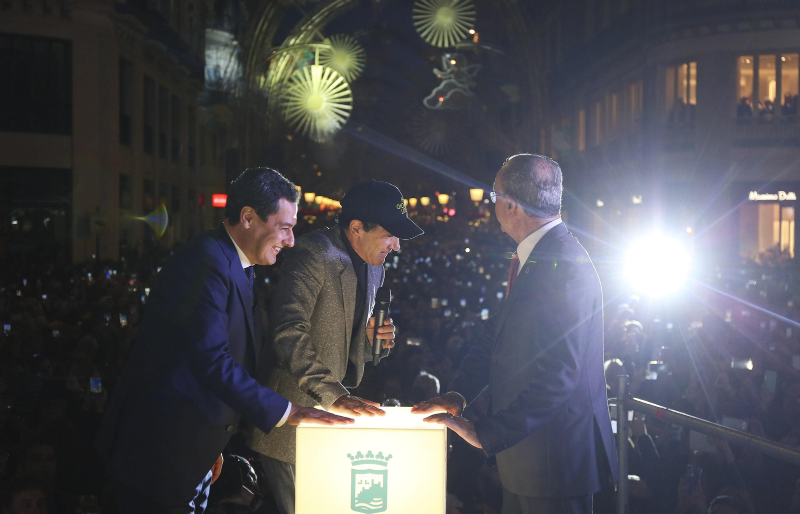 Las fotos de las luces de Navidad en Málaga Las fotos de las luces de Navidad en Málaga