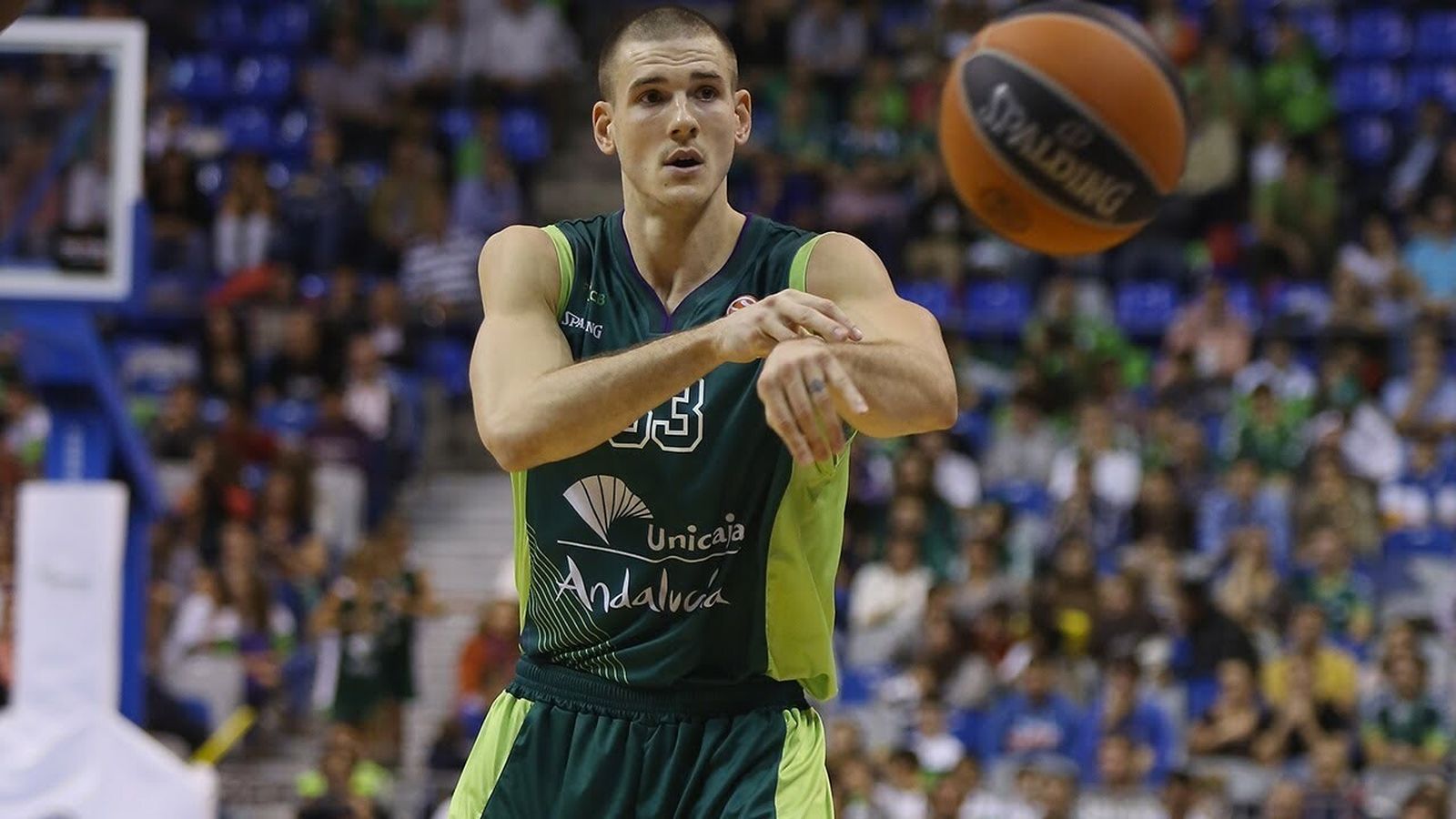 Nik Caner-Medley, en un partido con el Unicaja.