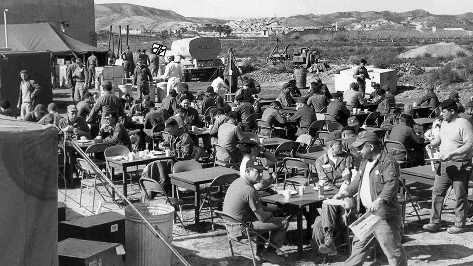 El campamento Wilson de Palomares.