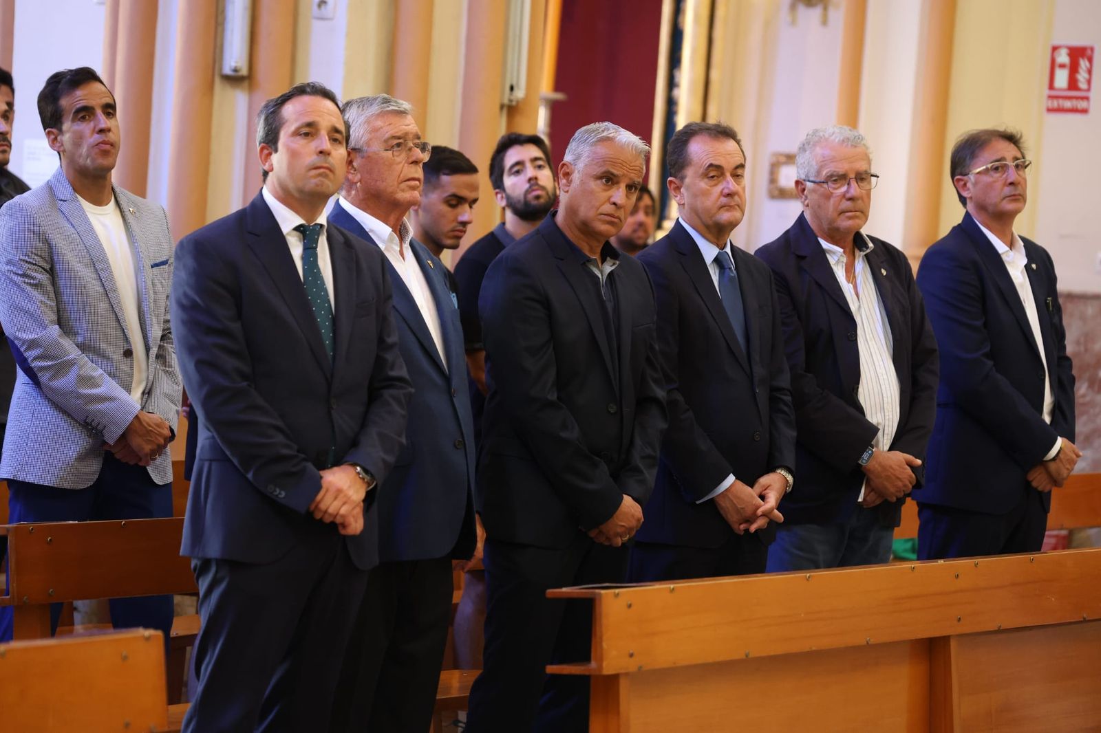 Las fotos del Málaga CF en su visita al Cautivo