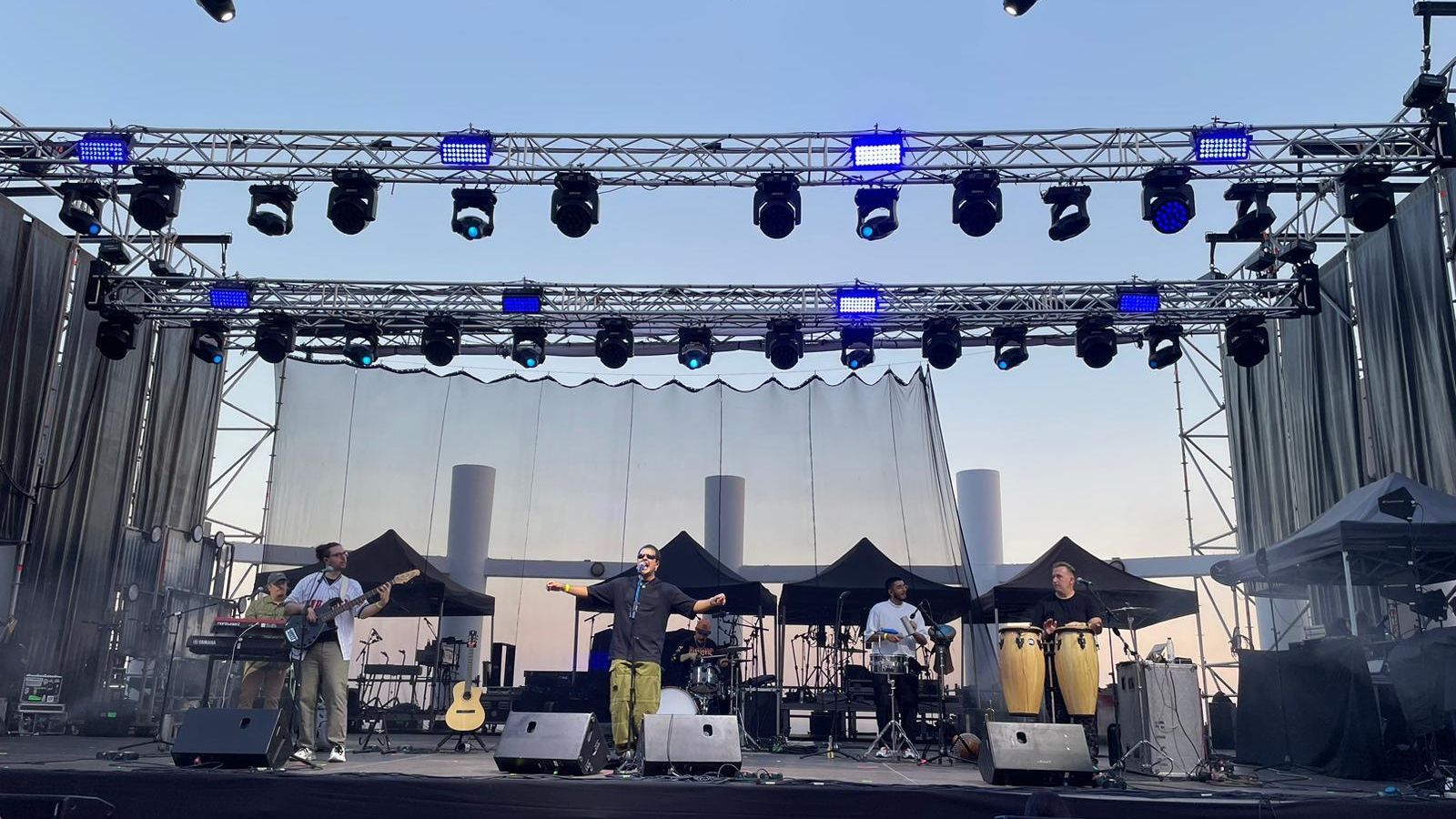 Çantamarta, la primera actuación de la tarde en el Benalfest. Çantamarta, la primera actuación de la tarde en el Benalfest.