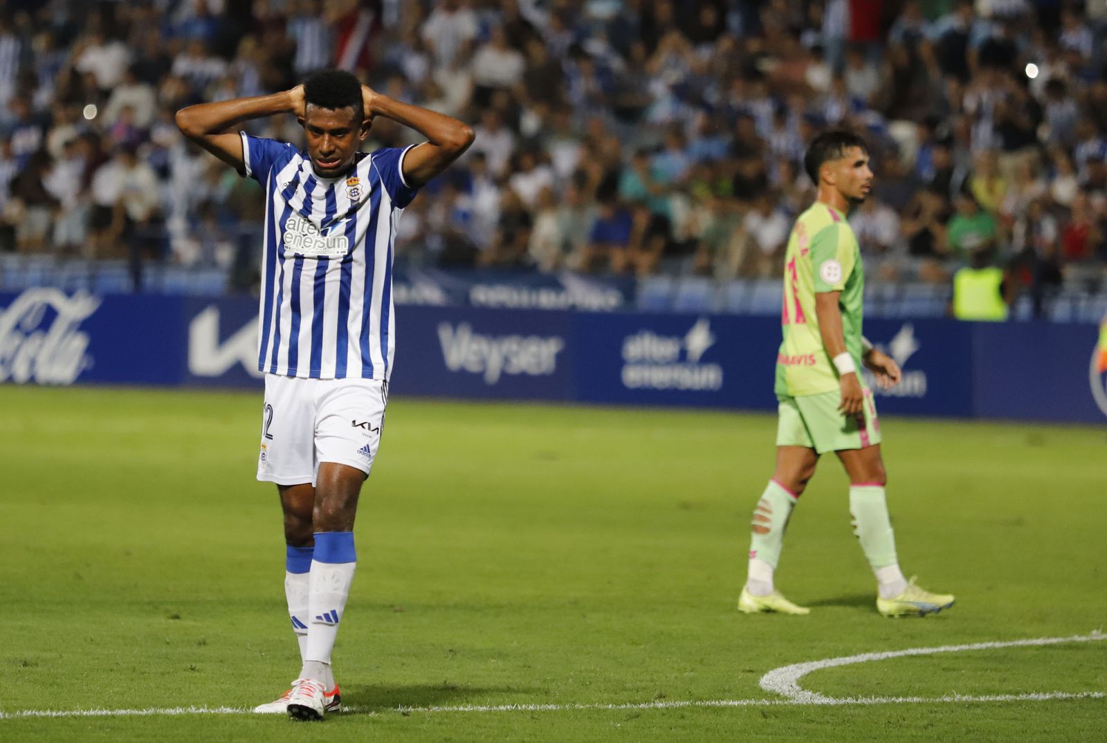 Imágenes del encuentro entre el Recreativo de Huelva y el Málaga