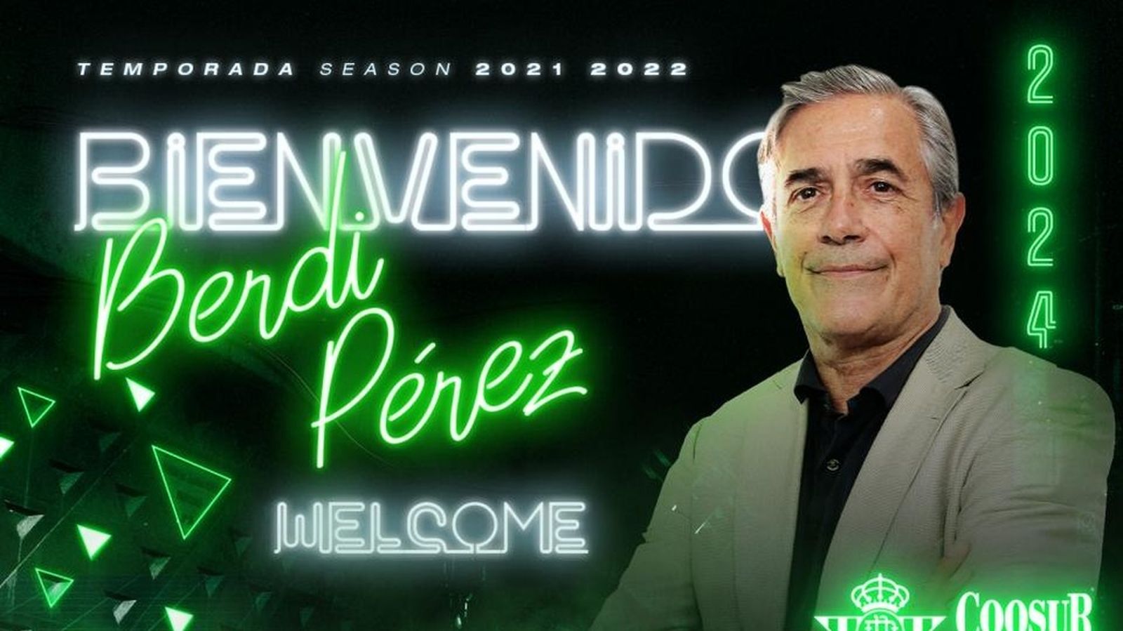 Berni Pérez, nuevo director deportivo del Betis.
