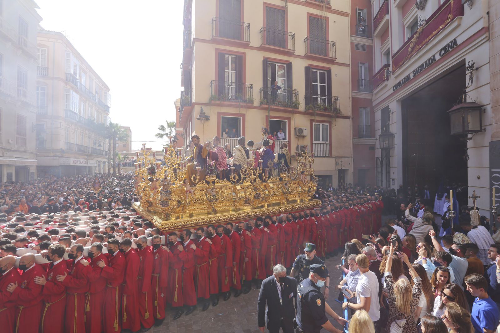 Las fotos de la Sagrada Cena, en el Jueves Santo de Málaga